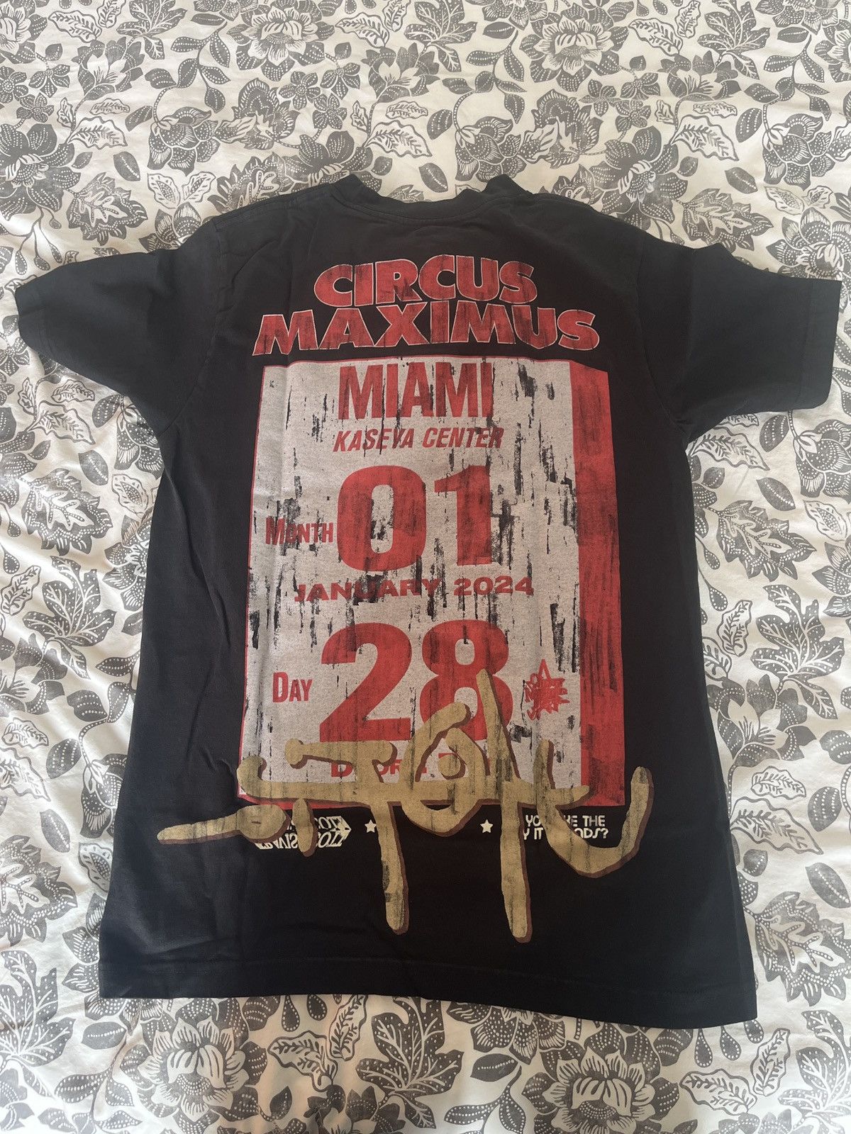 Travis Scott Travis Scott Utopia Tour Miami Size US S / EU 44-46 / 1 - 2 Thumbnail