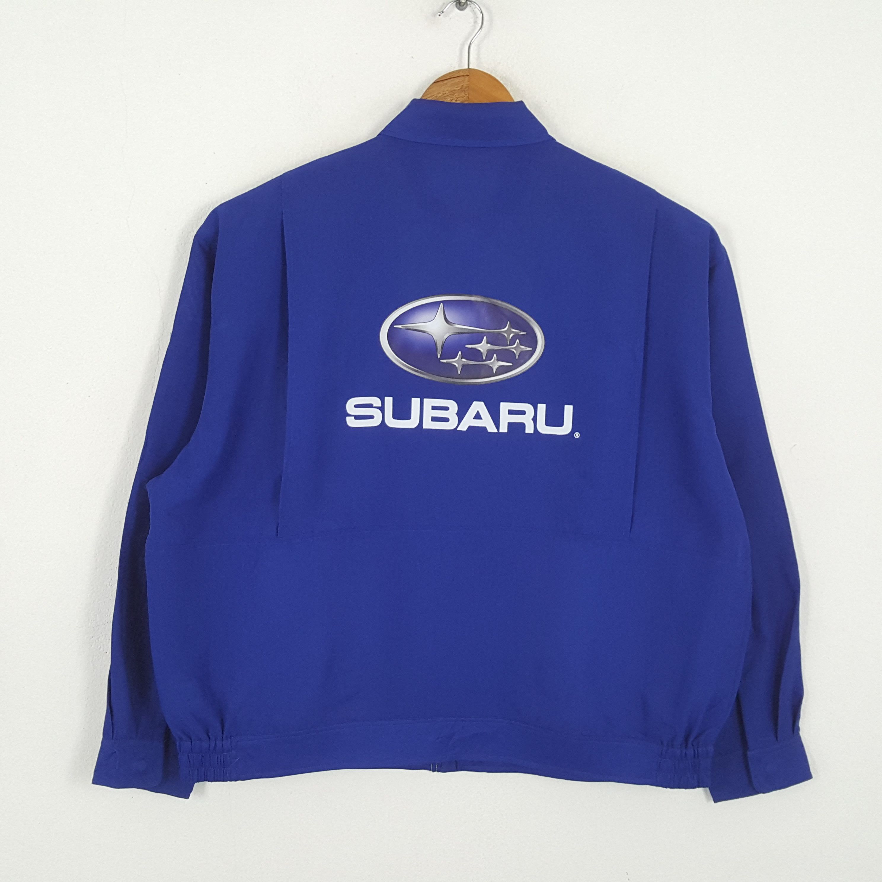 Japanese Brand × Vintage Vintage SUBARU Japanese Racing Team Custom Jacket Size US XXL / EU 58 / 5 - 1 Thumbnail