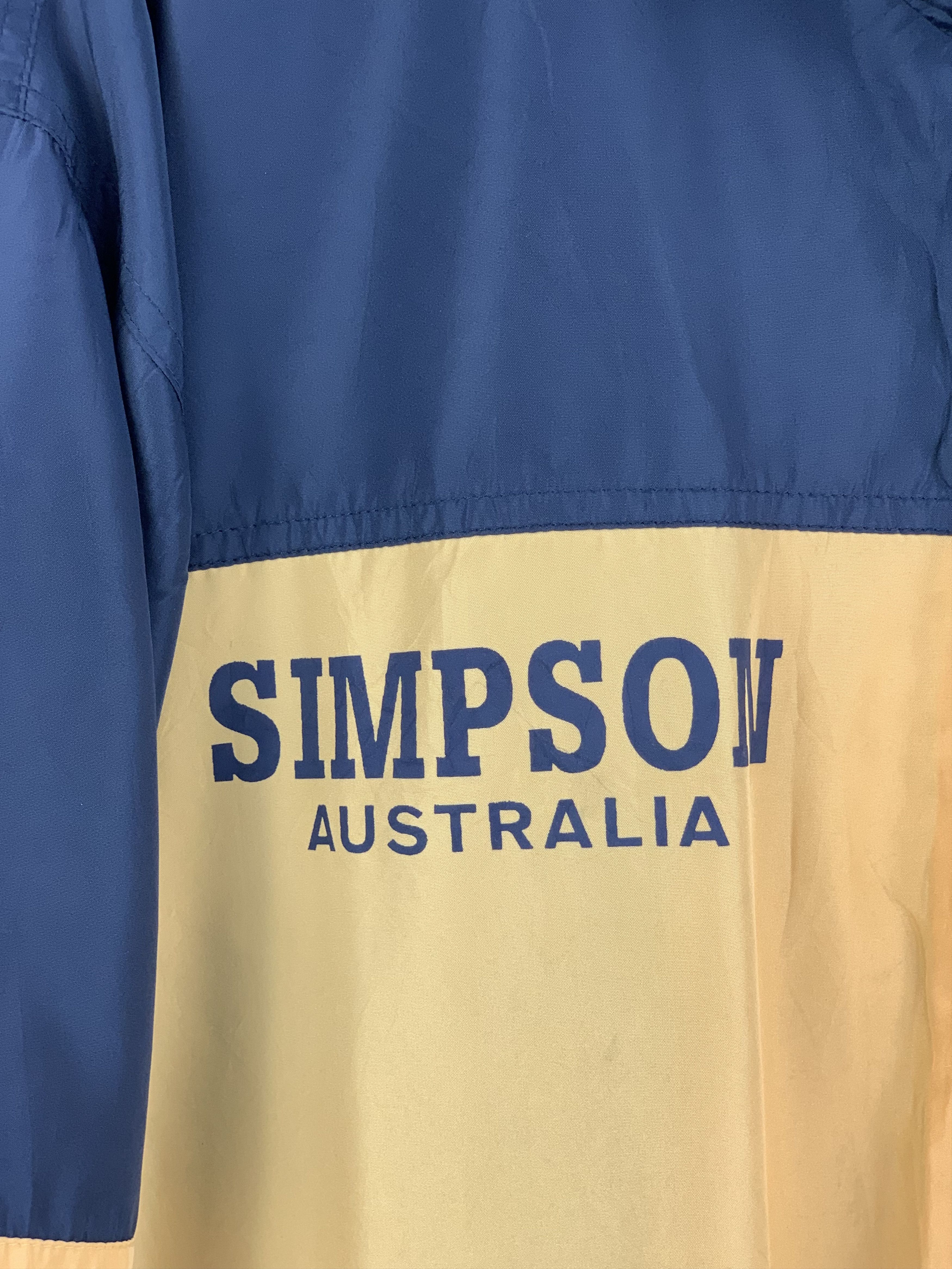 The Simpsons Vintage 80s Simpson Australia Sport Racing Jacket J1649 Size US XL / EU 56 / 4 - 9 Thumbnail