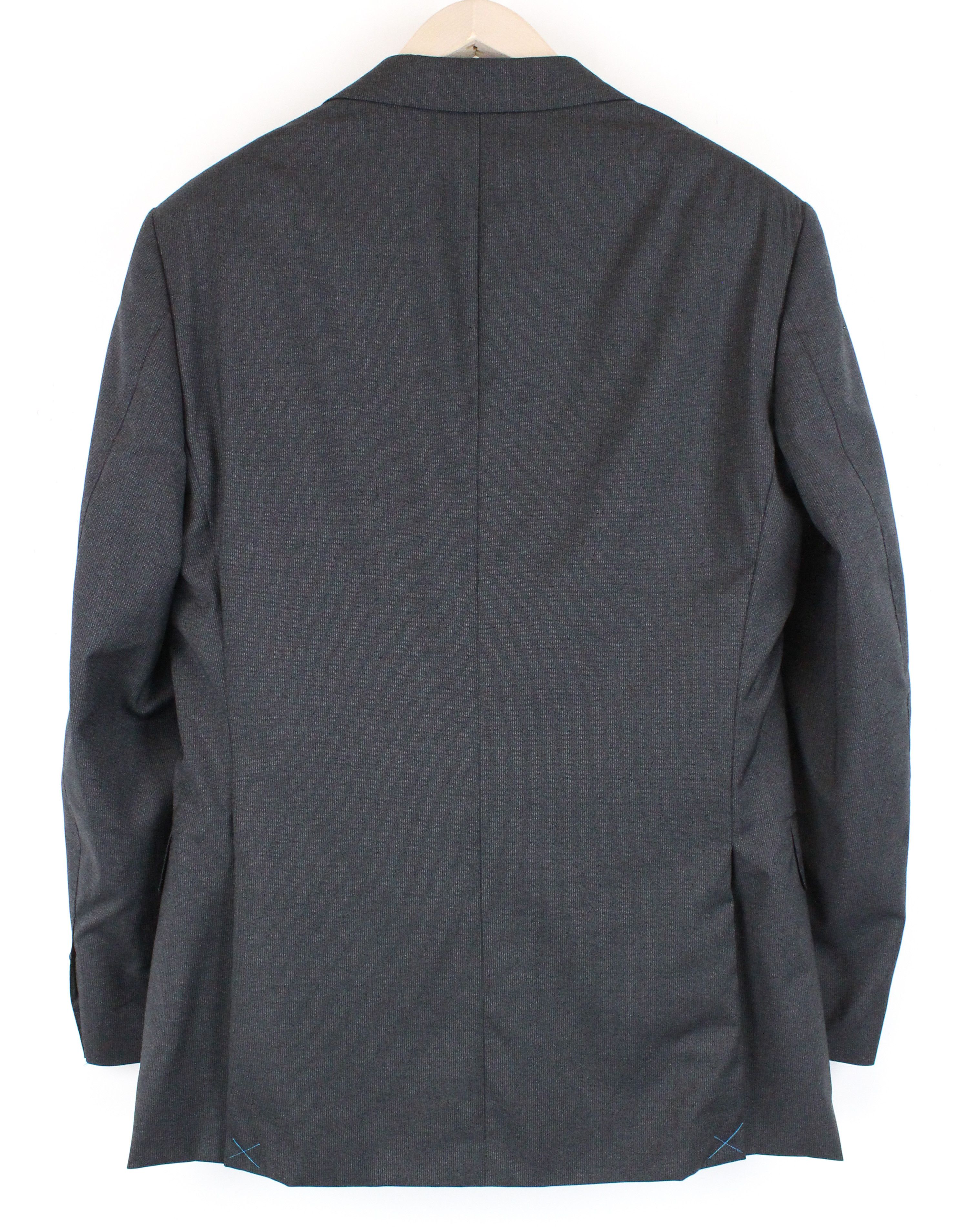 Suitsupply NAPOLI UK38R Wool Super 110's Grey Striped Blazer 60220 Size 38R - 2 Thumbnail