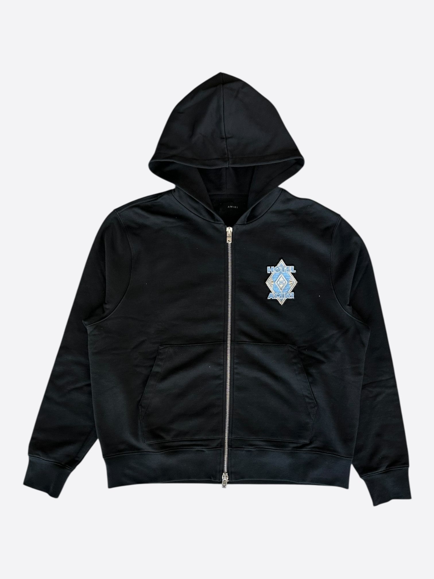 Amiri Amiri Ma Quad Crystal Full-Zip Hoodie | Grailed