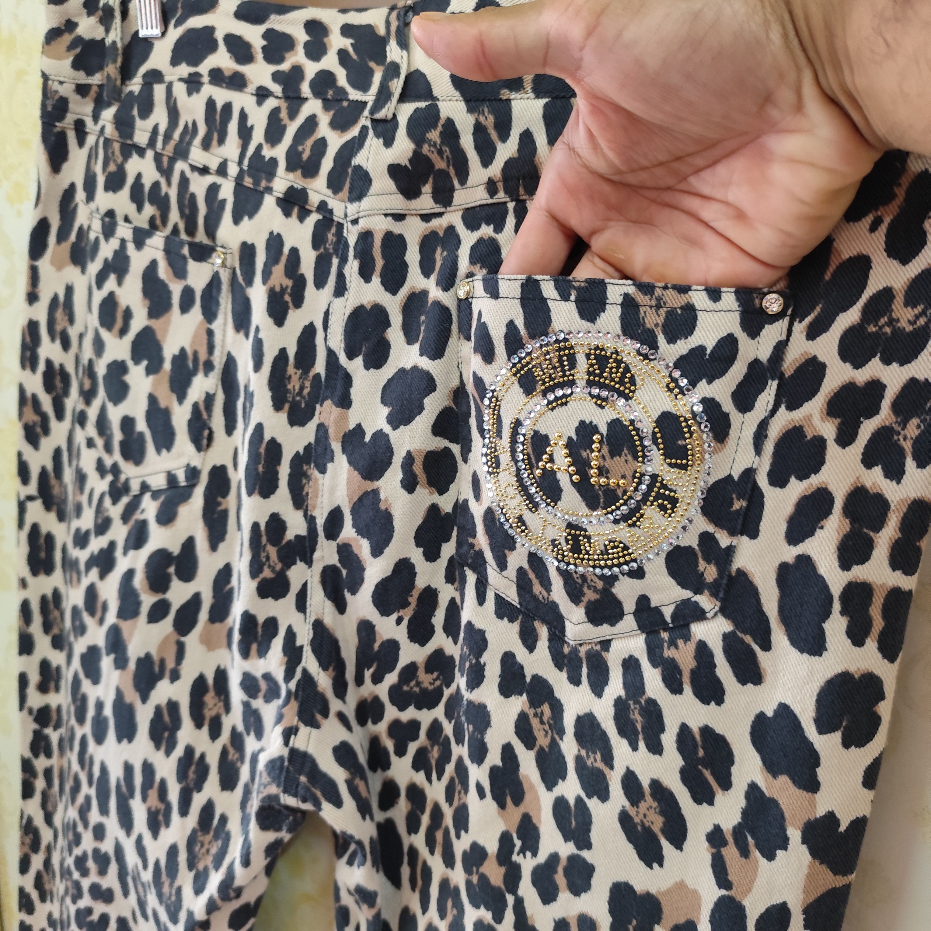 Designer 🇮🇹LEOPARD PRINT PANT BY ATOS LOMBARDINI MADE IN ITALY Size 36" / US 14 / IT 50 - 13 Thumbnail
