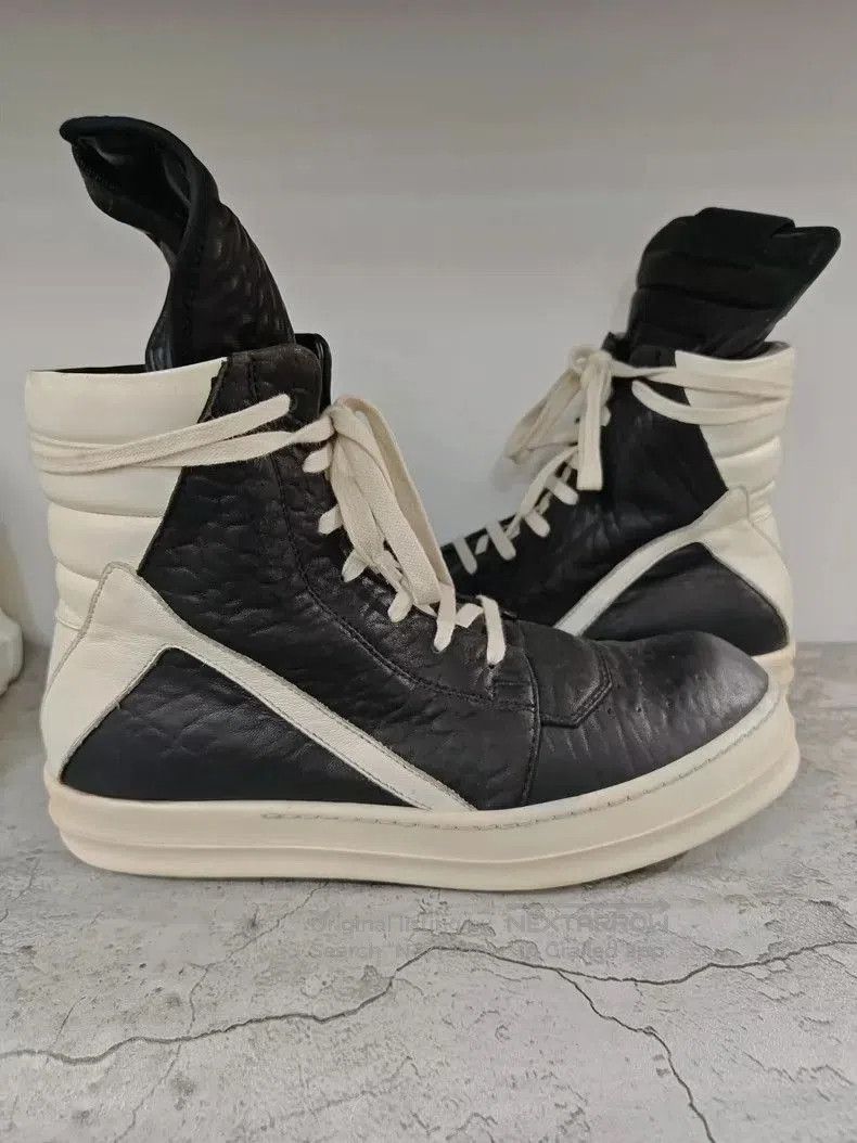 Rick Owens Rick Owens Black and White High. Size US 7 / EU 40 - 4 Thumbnail