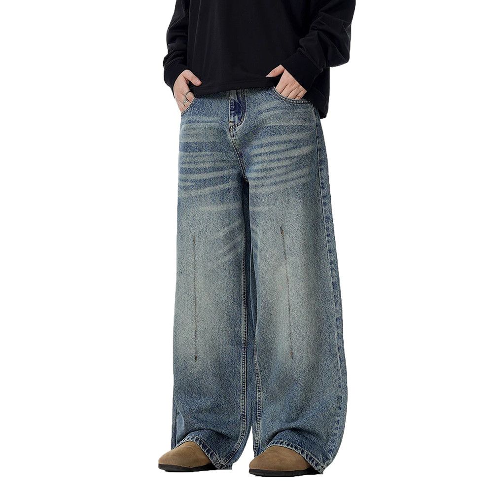 Retro High Street Loose Denim