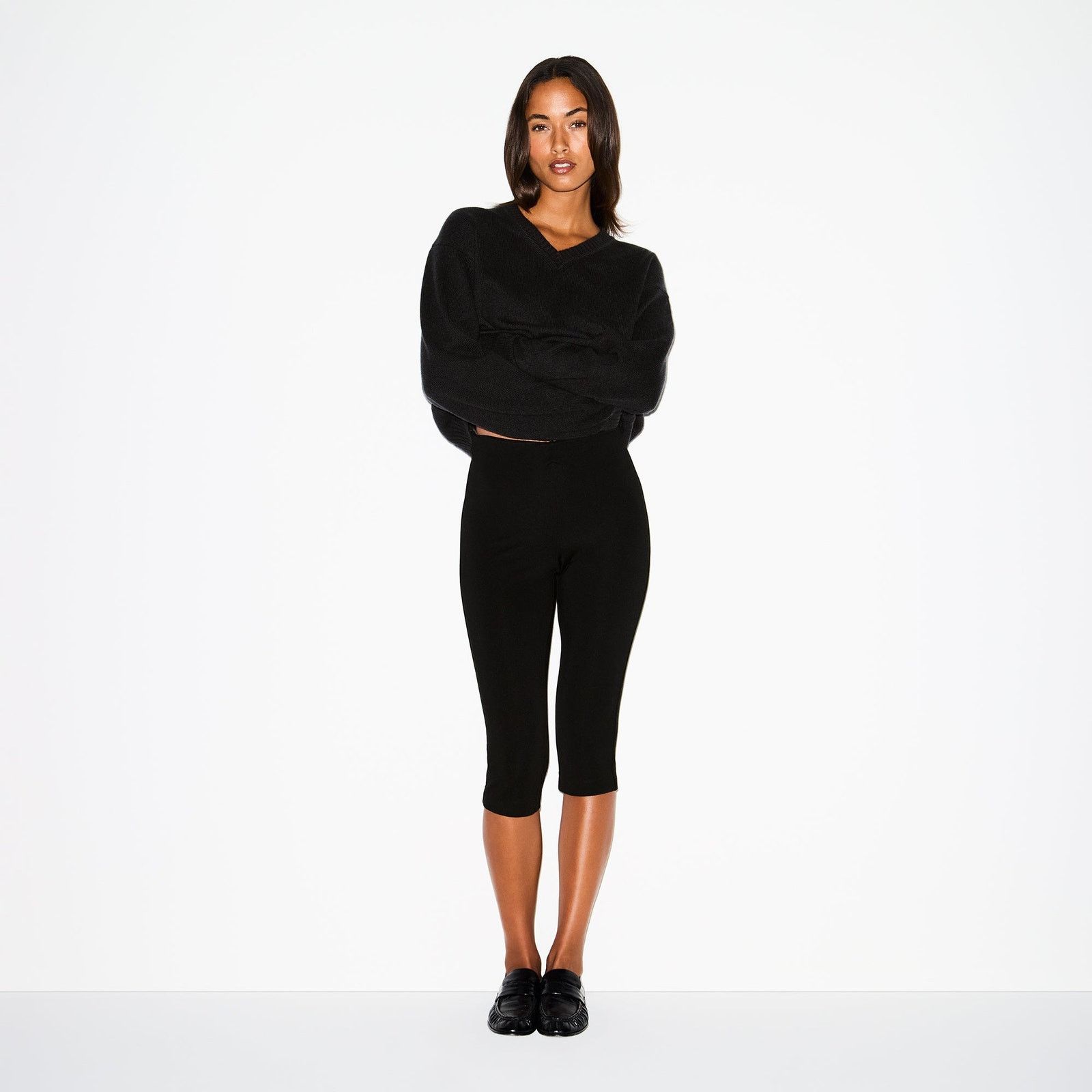 SKIMS SKIMS Wool Cashmere Oversized V Neck Sweater | - Size 2X/3X Size XXL / US 16-18 / IT 52-54 - 3 Thumbnail