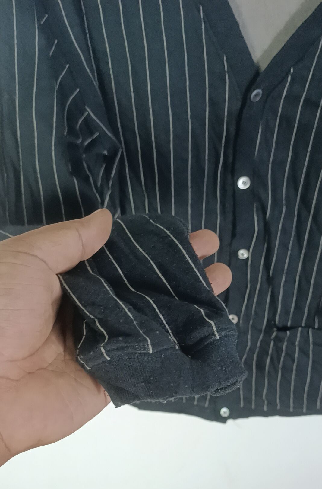 Slick Slick "excavate" Hicory Stripe Men Cardigan Size US M / EU 48-50 / 2 - 5 Thumbnail