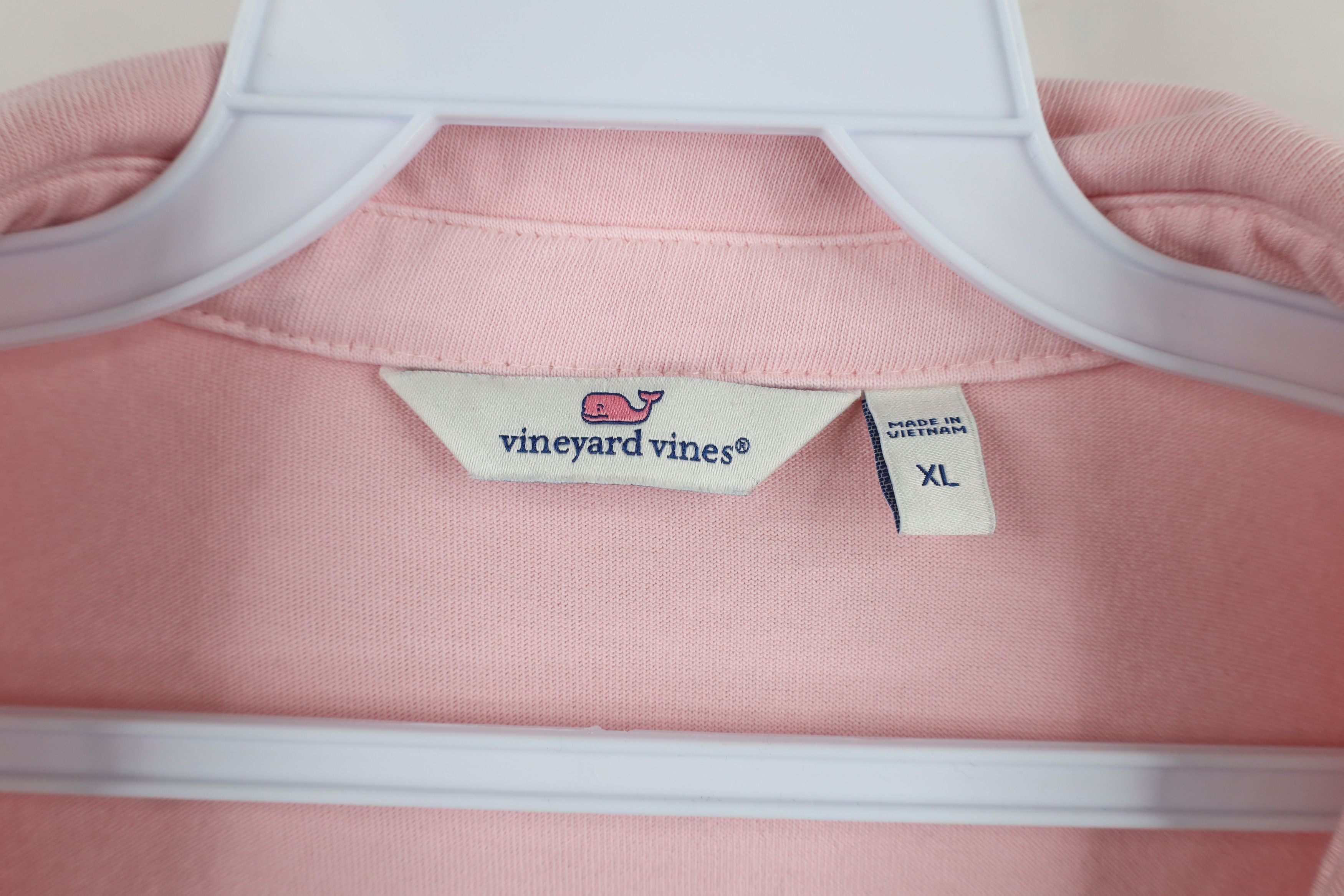 Vineyard Vines × Vintage Vineyard Vines Lucaya Knit Collared Tunic Polo Shirt Pink Size XL / US 12-14 / IT 48-50 - 4 Thumbnail