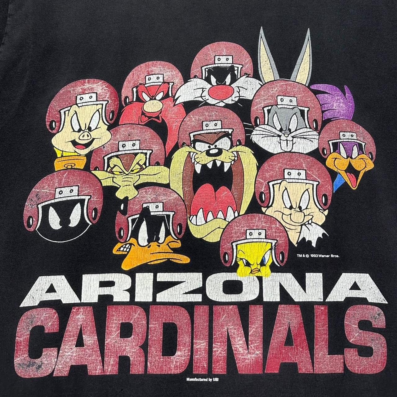 NFL × Vintage × Warner Bros Vintage Arizona Cardinals Looney Tunes Character Helmets T-S Size US L / EU 52-54 / 3 - 3 Thumbnail
