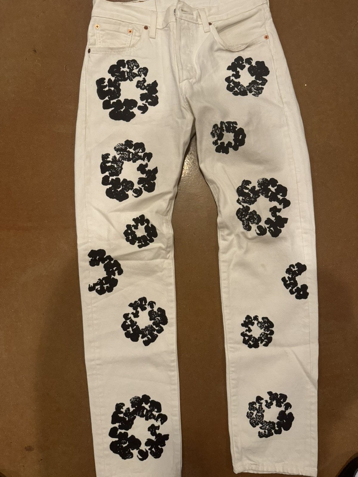 DENIM TEARS White and black original denim tears Size US 30 / EU 46 - 1 Thumbnail