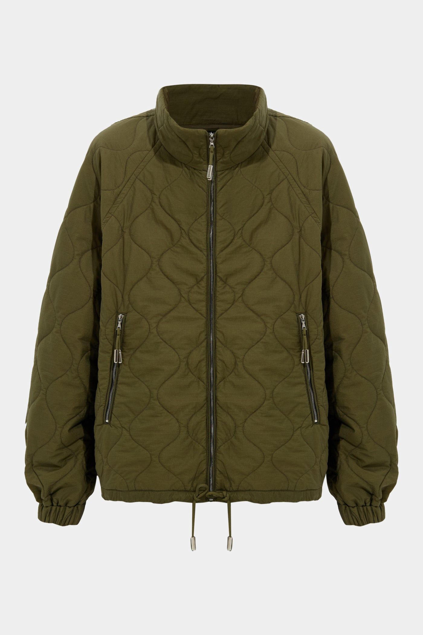 IENKI IENKI o1s22i1n1024 Quilted Trial Jacket in Olive Green Size M / US 6-8 / IT 42-44 - 1 Thumbnail