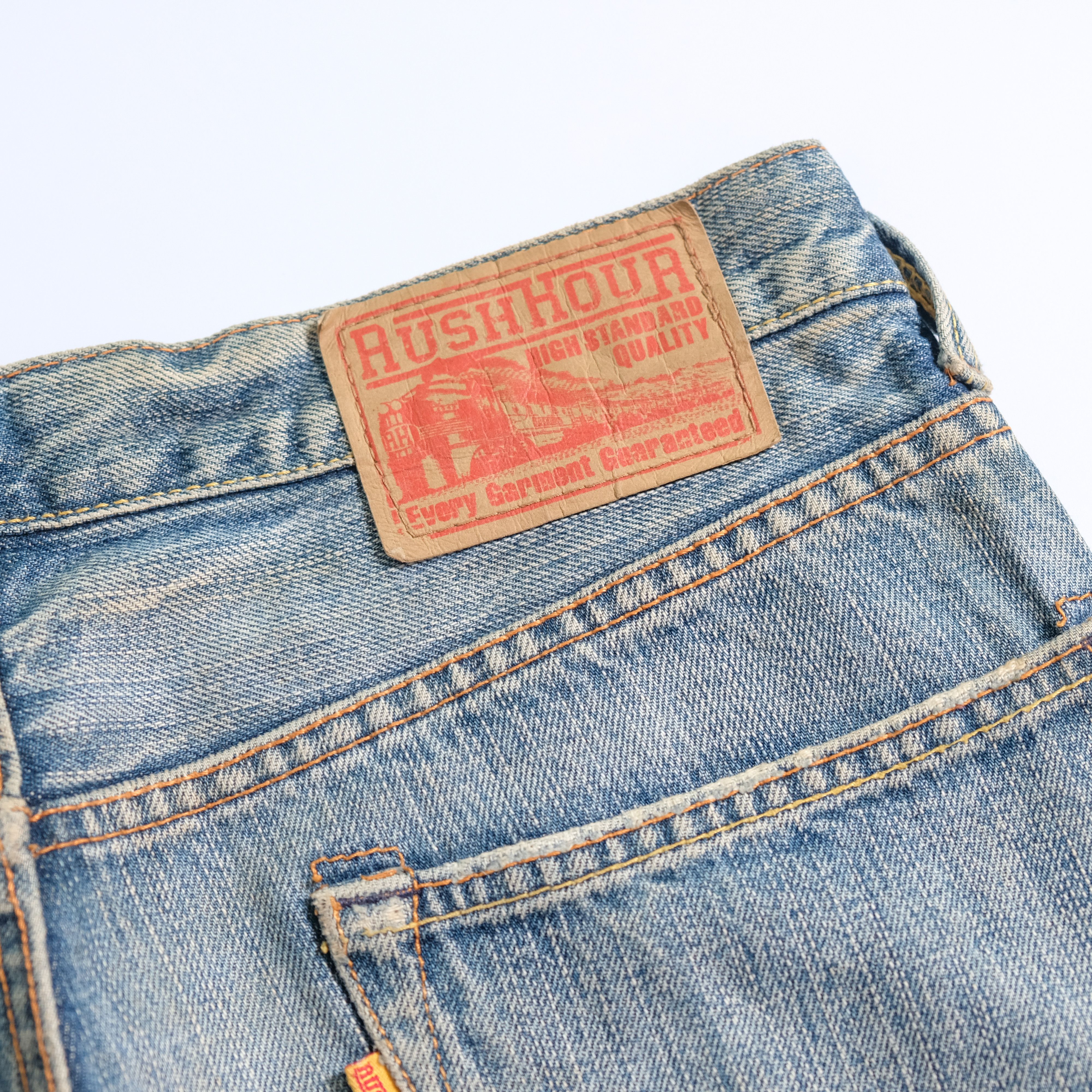 Other Rush hour distressed denim embroidery jeans Size US 29 - 7 Thumbnail