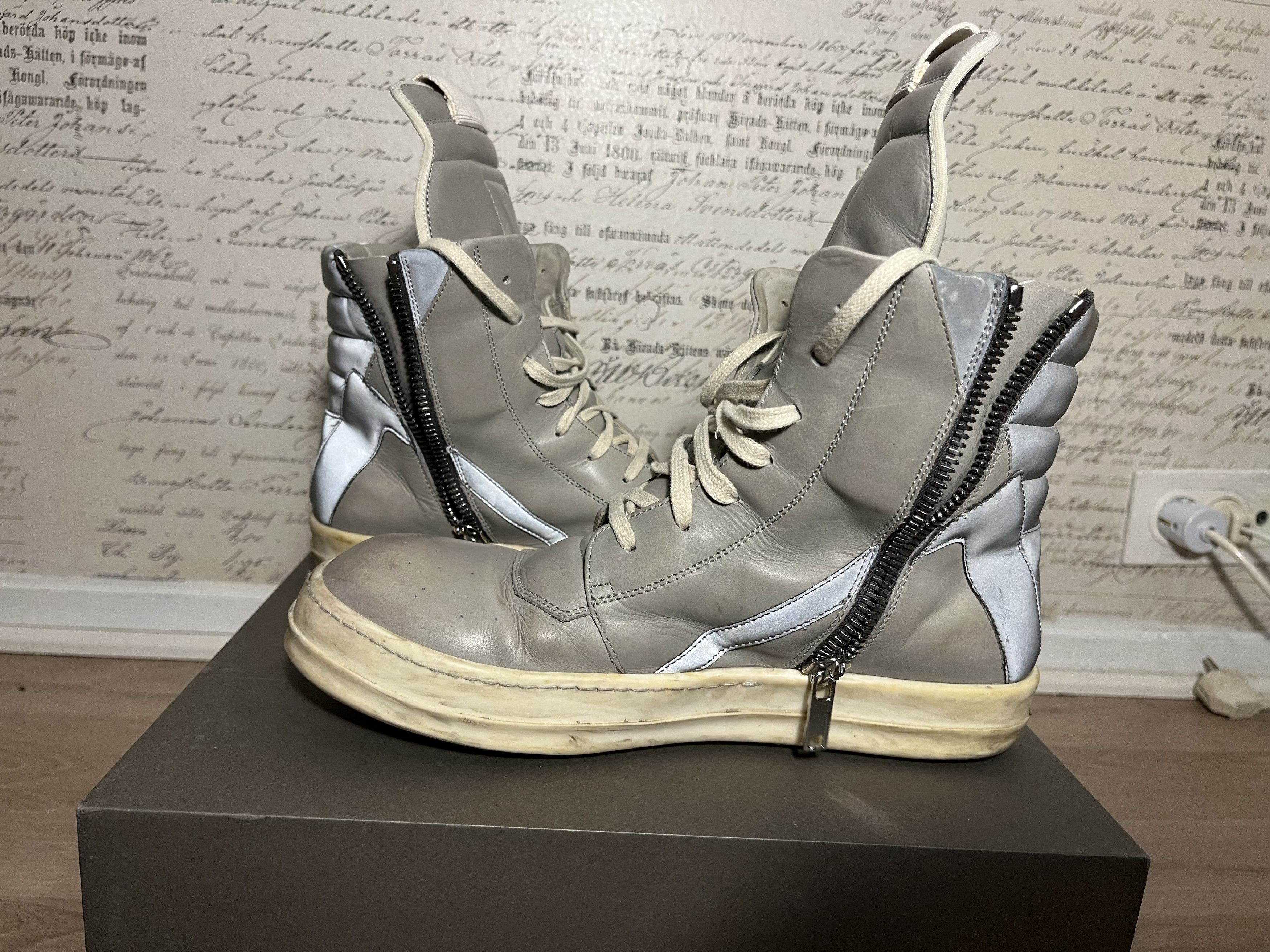 Rick Owens Rick Owens Pearl Geobaskets Size US 9 / EU 42 - 3 Thumbnail