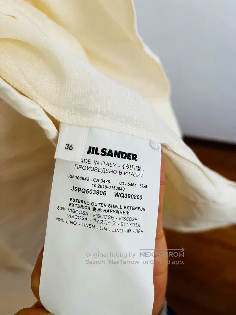 Jil Sander Jil Sander size 36 Cotton Pleated Short Sleeve Dress Size XXS / US 00 / IT 34 - 4 Thumbnail