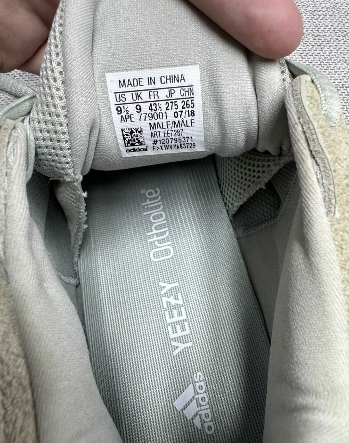 Adidas Adidas Yeezy 500 Salt EE7287 K37 Size US 9.5 / EU 42-43 - 5 Thumbnail