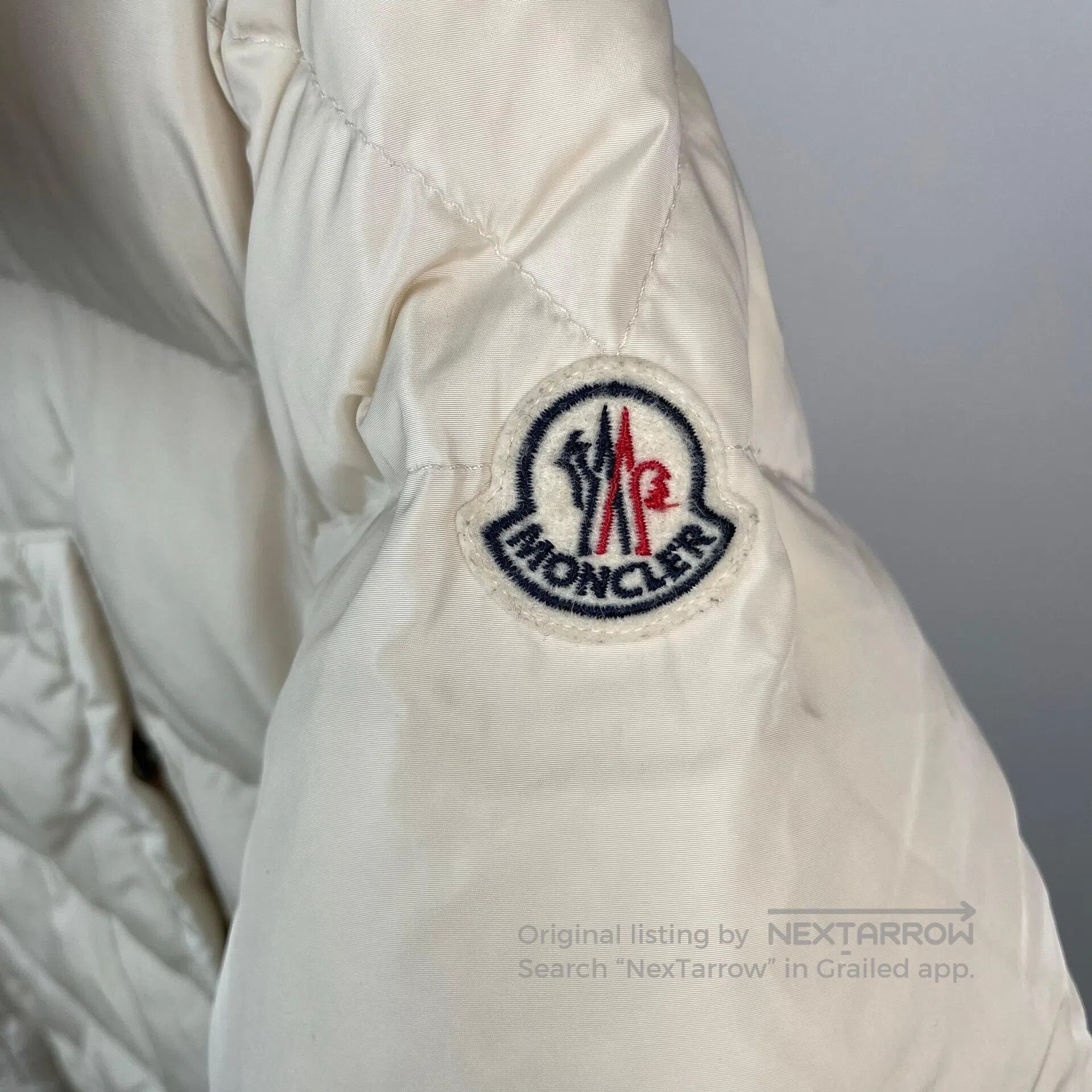 Moncler Moncler Beige Serre skirt style down coat| Size S / US 4 / IT 40 - 8 Thumbnail