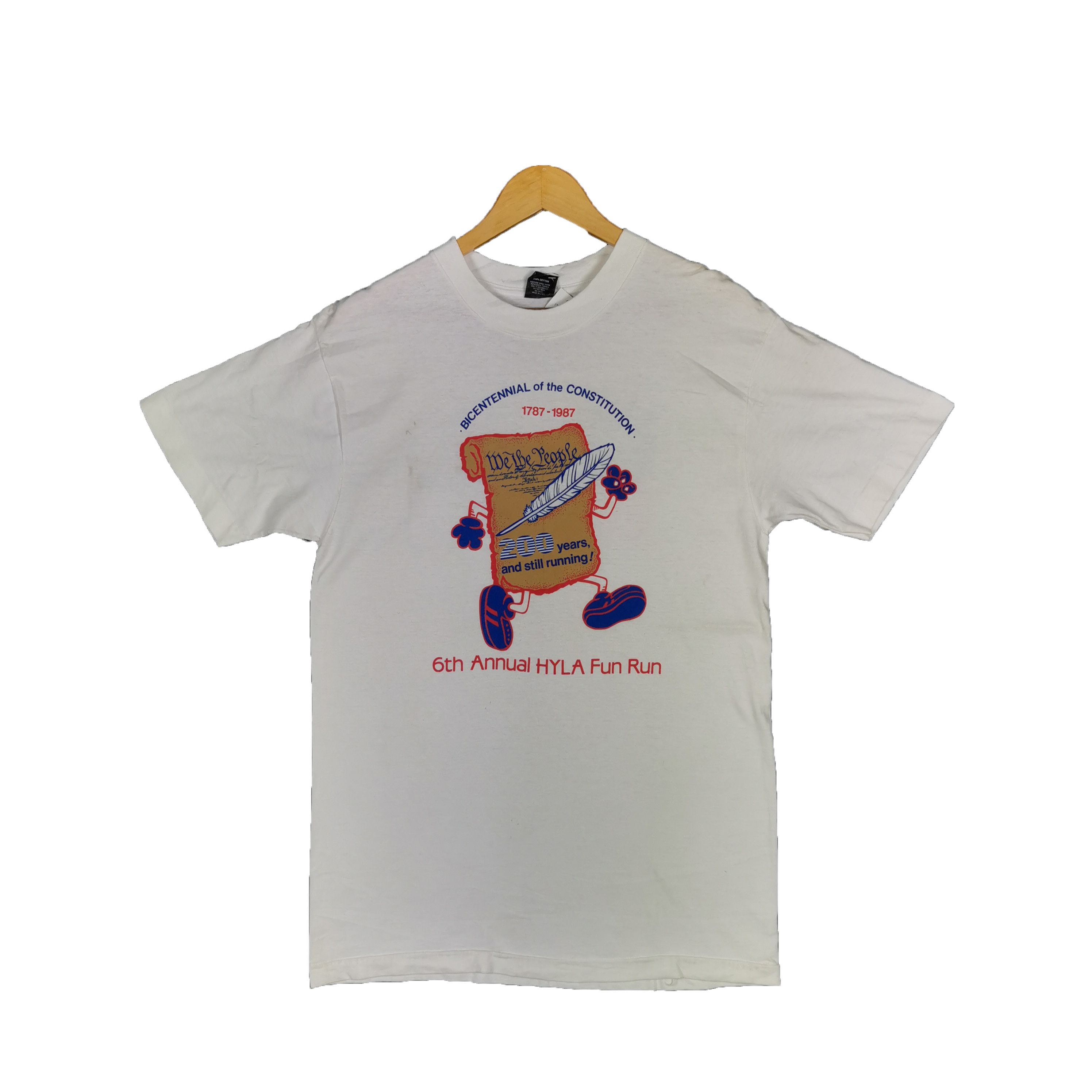 Vintage 80's Texas Commerce Bank The Constitution T-Shirt