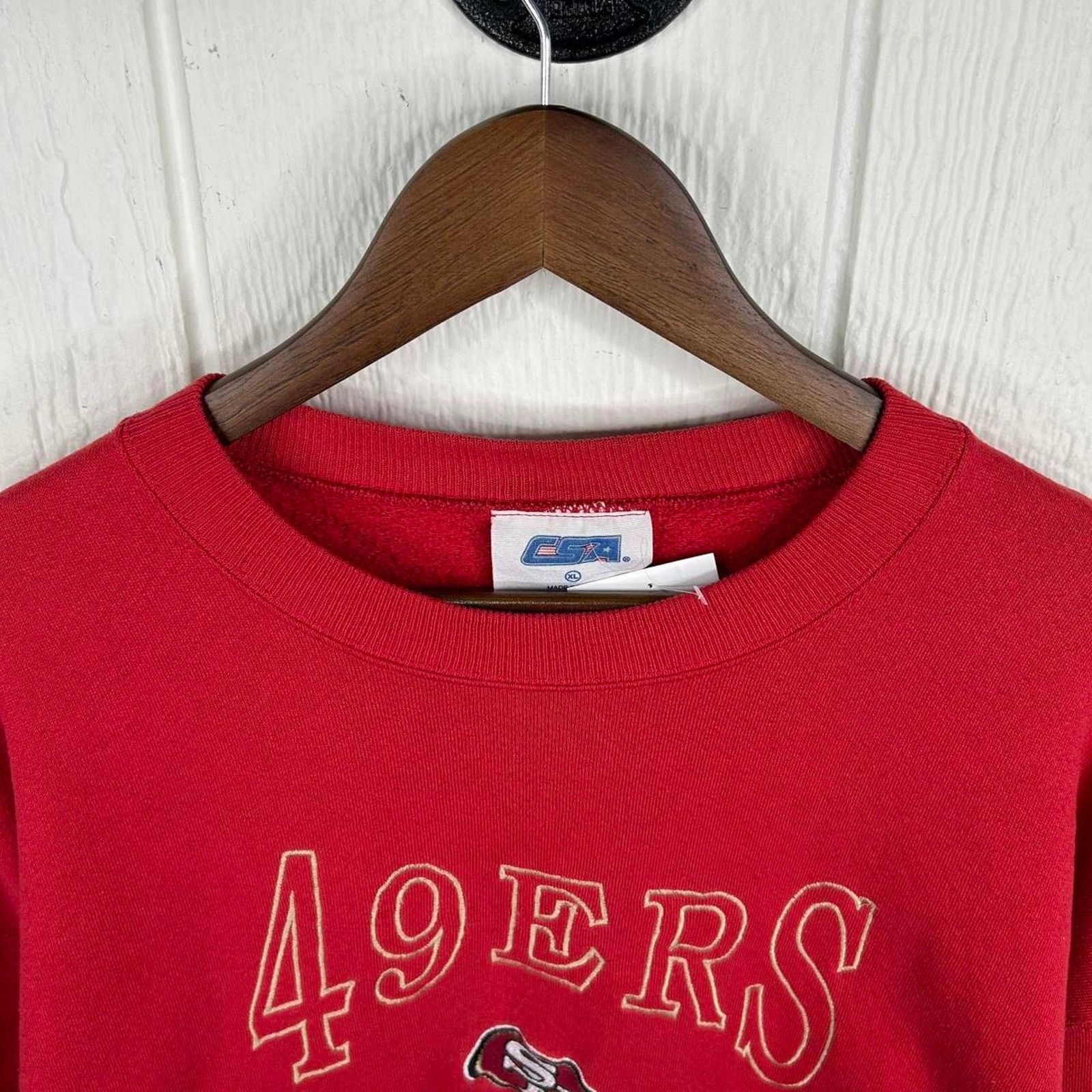 CSA Vintage San Francisco 49ers Football Crewneck Size X-Large Size US XL / EU 56 / 4 - 5 Thumbnail