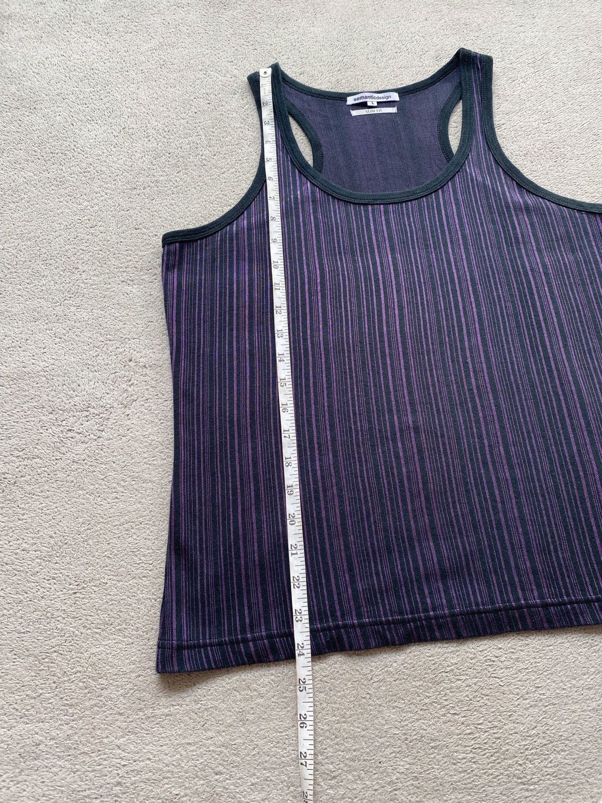 If Six Was Nine Semantic Design Stripes Tank Top Size US L / EU 52-54 / 3 - 5 Thumbnail