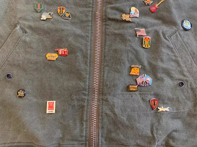READYMADE Ready Made Indian Silk Metal Embroidered M-65 Jacket Size US XXL / EU 58 / 5 - 8 Thumbnail