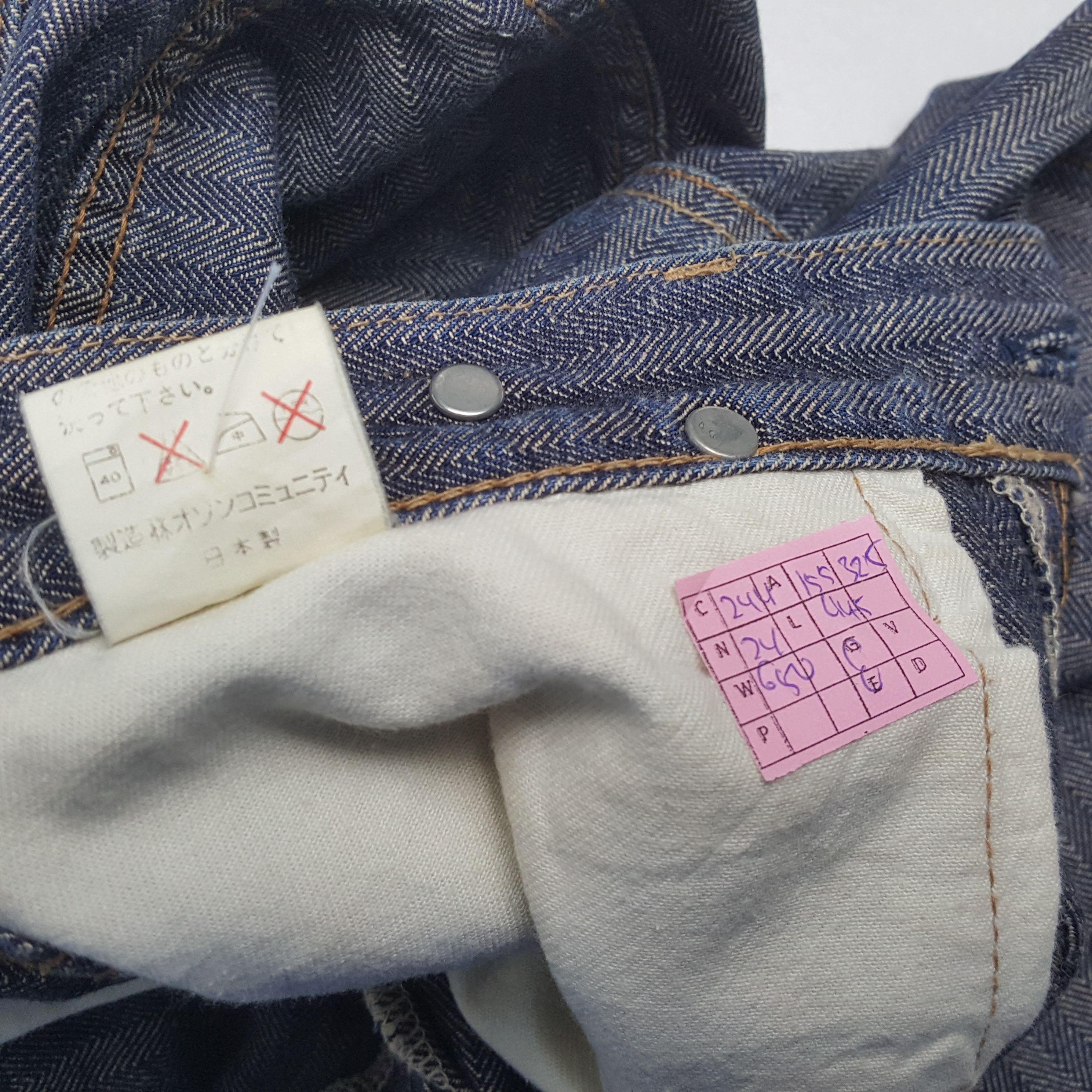Hysteric Glamour HYSTERIC GLAMOUR Japanese Brand Custom Art Jeans Size US 31 - 13 Thumbnail