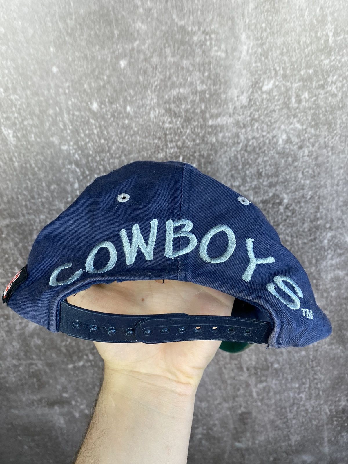Vintage Dallas Cowboys Vintage Blue Snap Back Hat Size ONE SIZE - 5 Thumbnail
