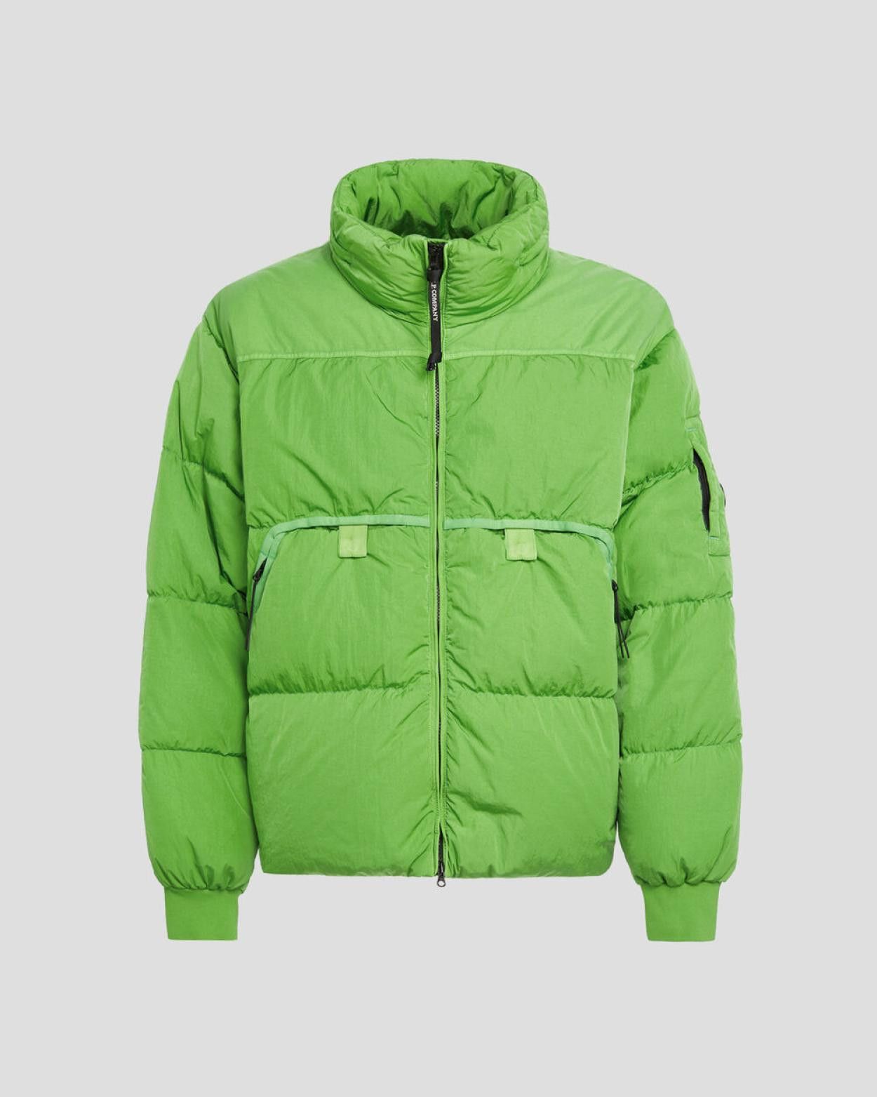 C.P. Company o1y1224 Zip Hooded Jacket in Green Size US M / EU 48-50 / 2 - 1 Thumbnail