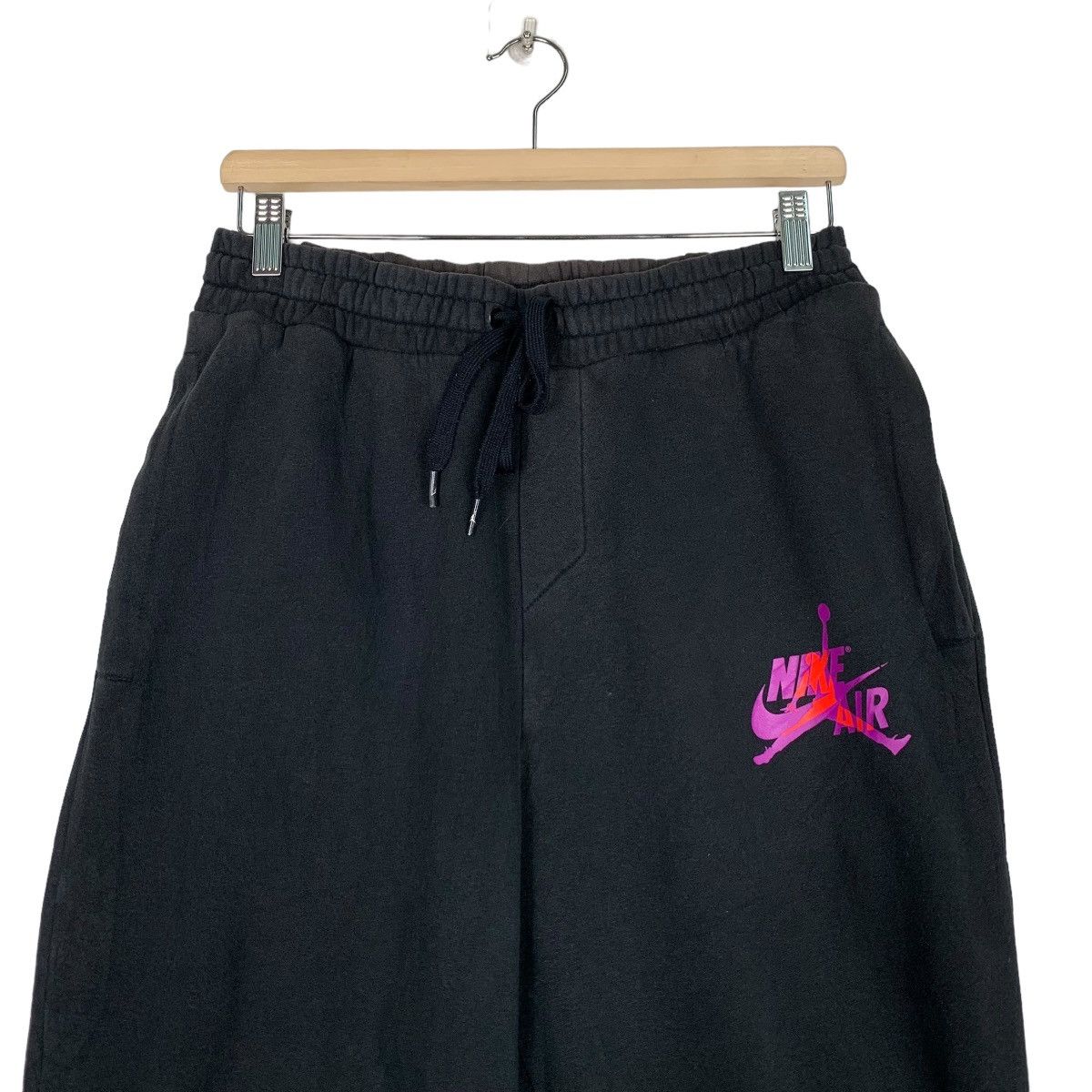 Jordan Brand NIKE AIR JORDAN BIG LOGO SWEATPANTS #0760-C35 Size US 28 / EU 44 - 2 Thumbnail