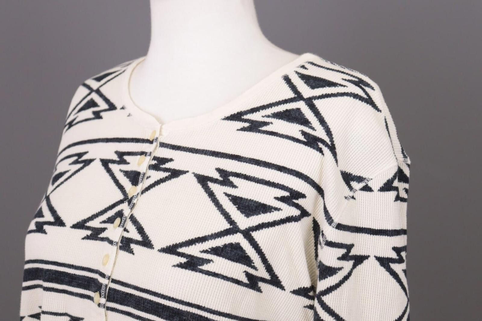 Lauren Ralph Lauren Lauren Ralph Lauren Beige Geometric Sweater Size XXL Size XXL / US 16-18 / IT 52-54 - 9 Thumbnail