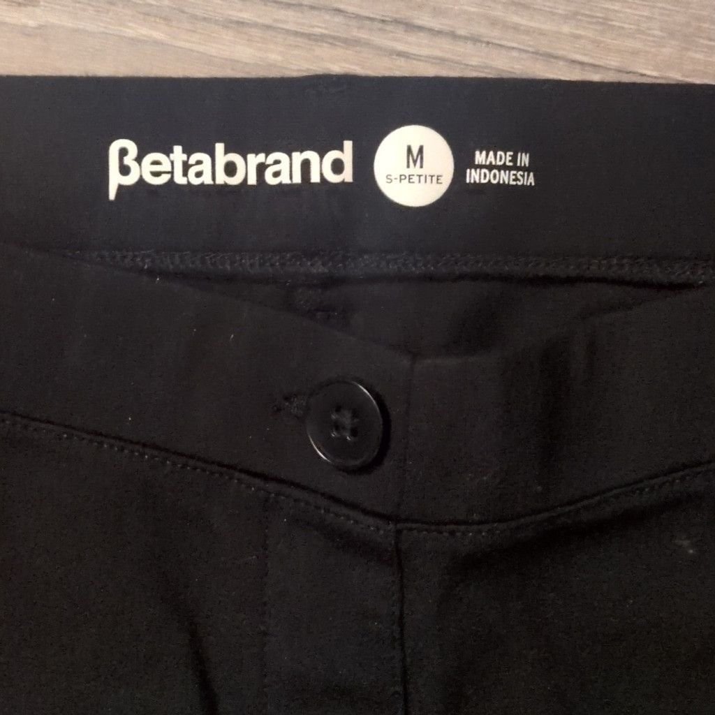 Betabrand Betabrand Black Pull On Pants Size Medium Petite Size 30" / US 8 / IT 44 - 2 Thumbnail