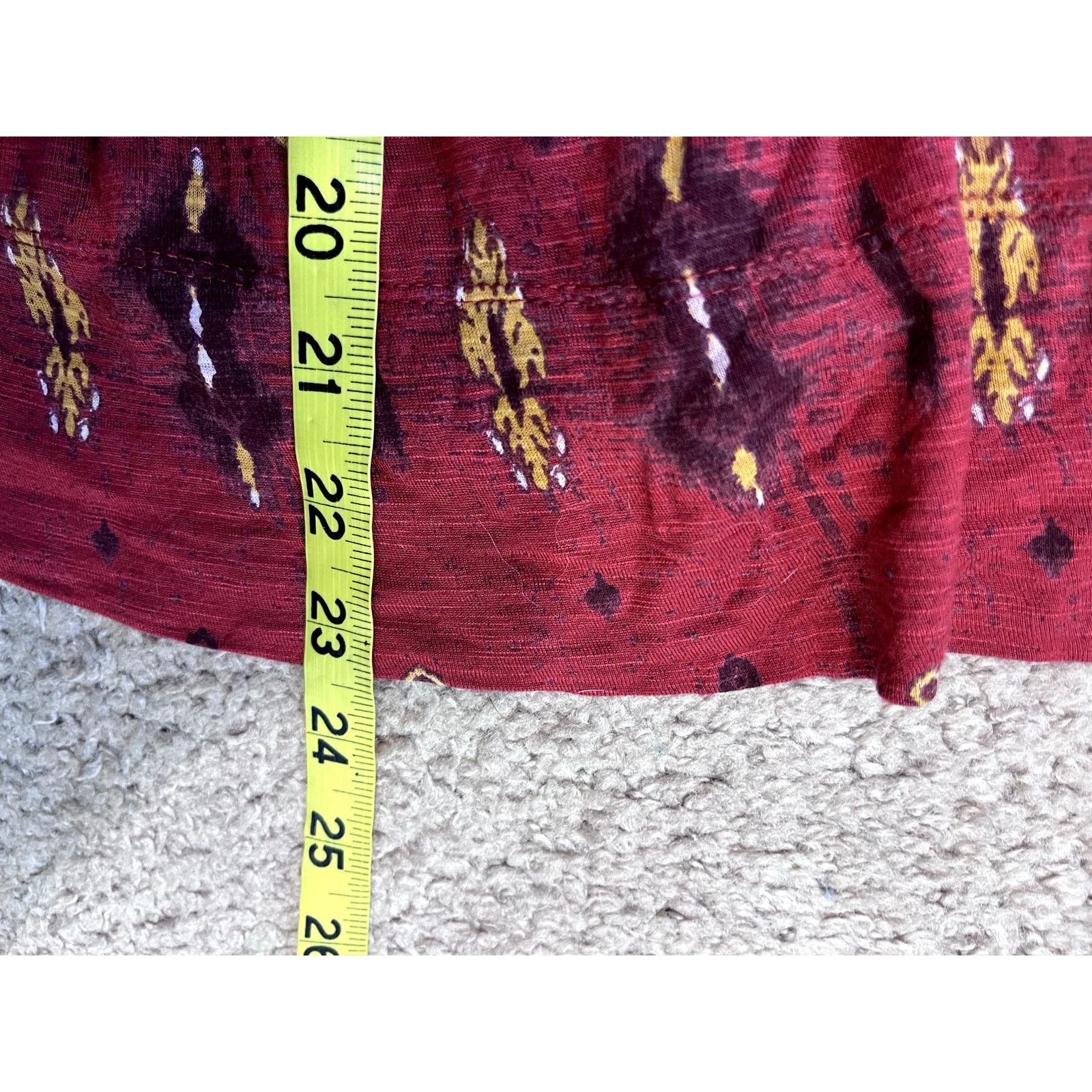 Lucky Brand Women's Red Boho Lucky Brand Blouse M Size M / US 6-8 / IT 42-44 - 5 Thumbnail