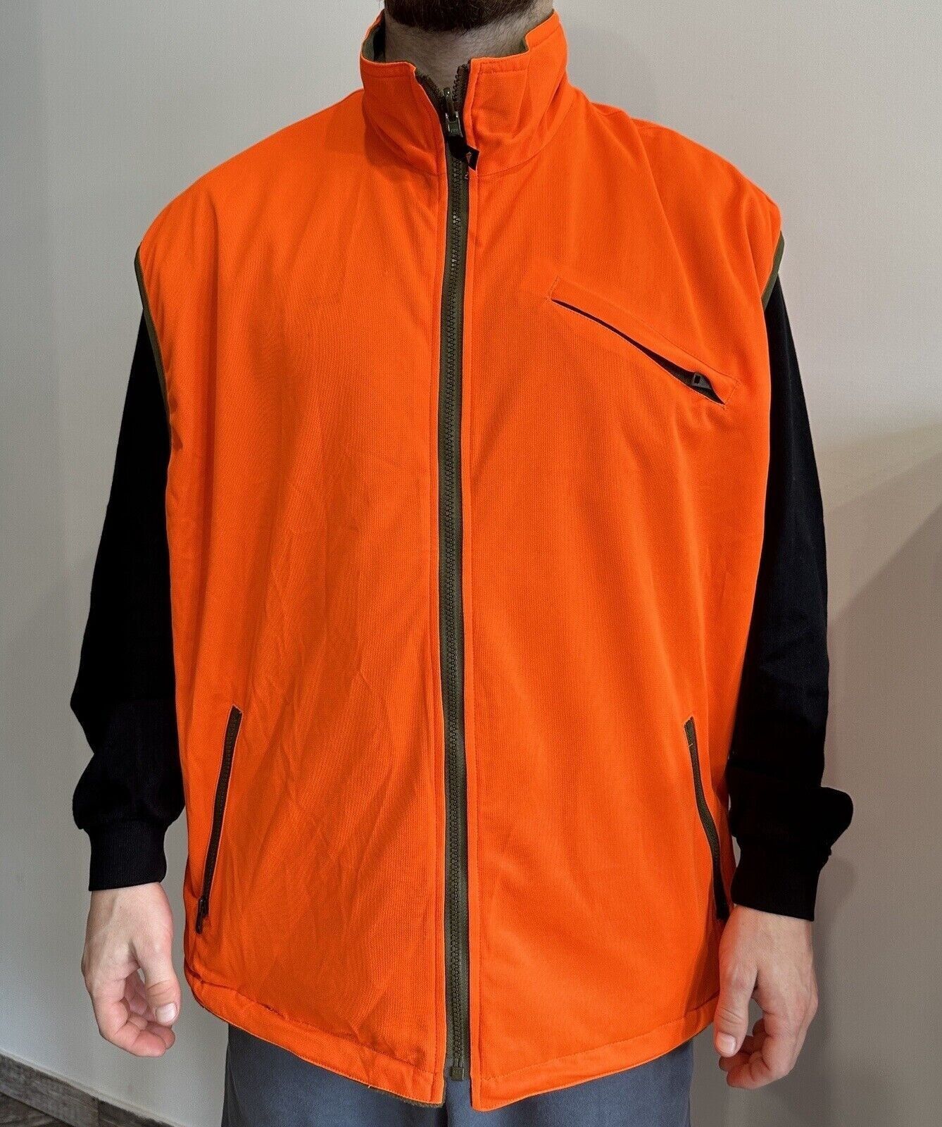 Laksen Shooting Hunting Reversible Fleece Vest Mens XL