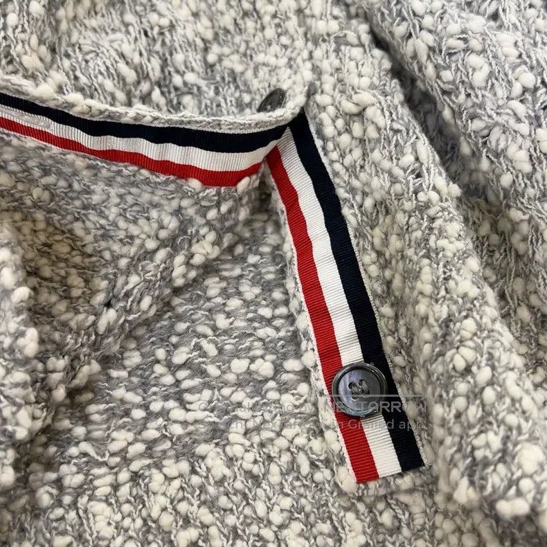 Thom Browne Thom Browne Gray knit cardigan Size US M / EU 48-50 / 2 - 7 Thumbnail
