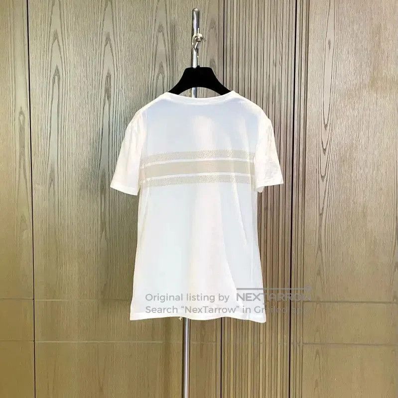 Dior Dior White Cotton Blend Summer T. Size XS / US 0-2 / IT 36-38 - 1 Thumbnail