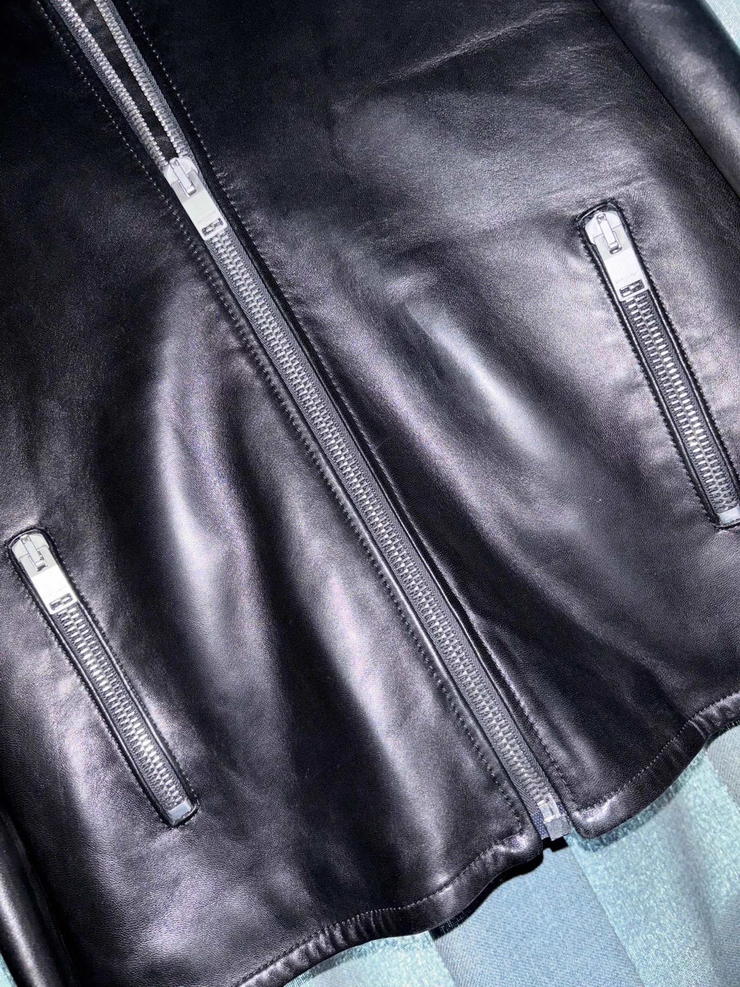Saint Laurent Paris Saint Laurent slp2013FW stand collar double zip leather Size US M / EU 48-50 / 2 - 4 Thumbnail