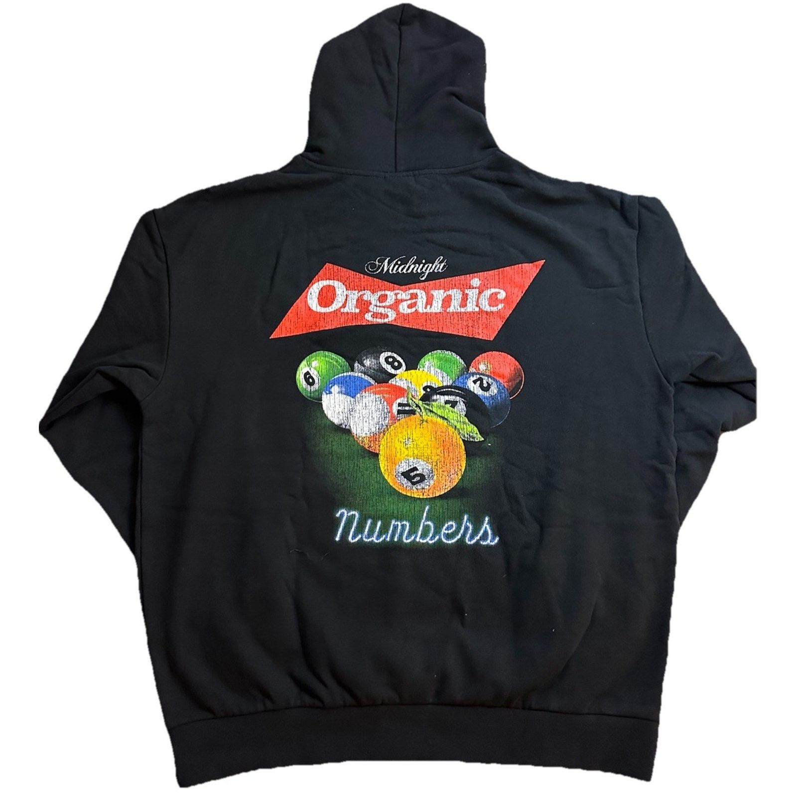 Midnight Organic Larry June X Midnight Organic Billiards Hoodie In Black Size US XXL / EU 58 / 5 - 1 Thumbnail
