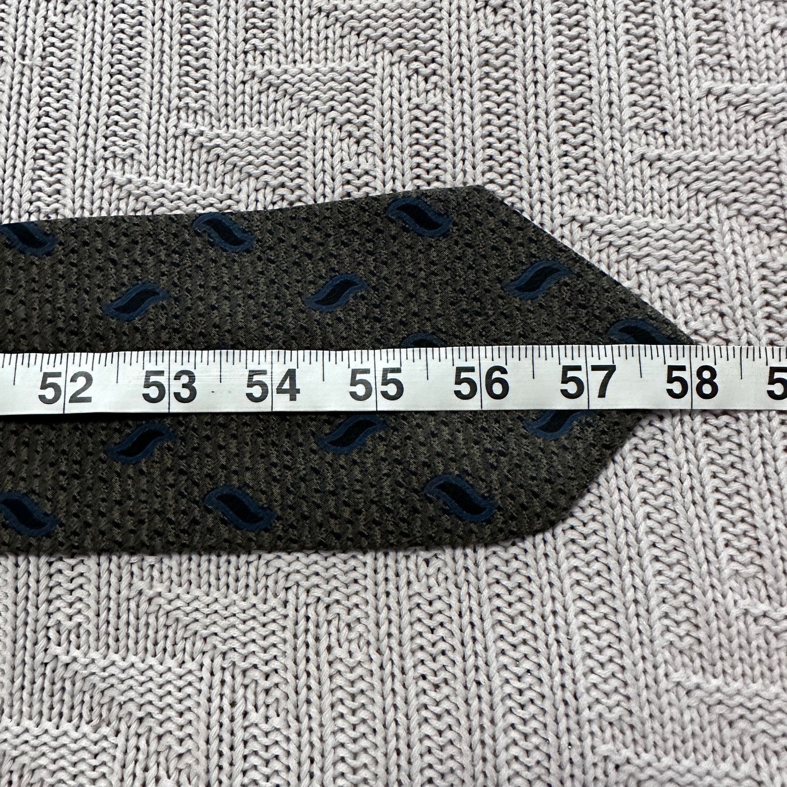 Barneys New York Barneys New York gray Italian silk tie Size ONE SIZE - 4 Thumbnail