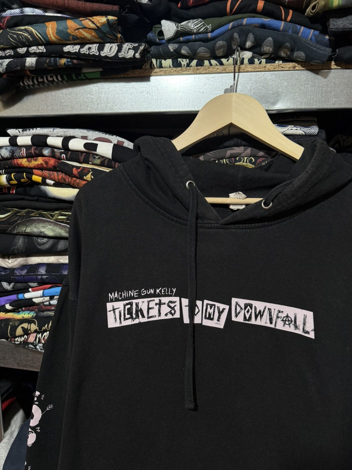 Rap Tees Machine Gun Kelly Tickets To My Downfall 2020 Rap Hoodie Y2K Size US XXL / EU 58 / 5 - 3 Thumbnail