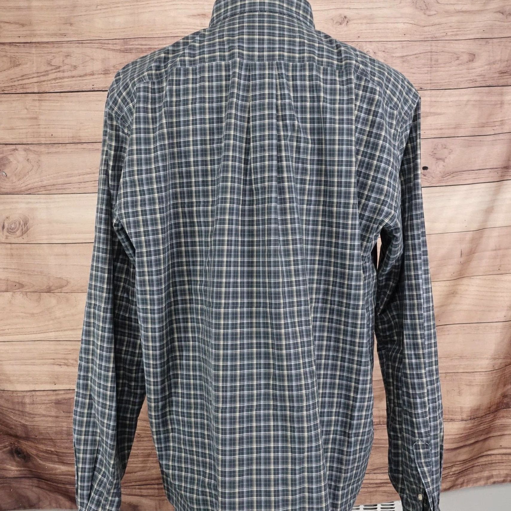 Eddie Bauer Eddie Bauer Shirt Mens LT Tall Plaid Long Sleeve Button-Up Cotton Regular Fit Size US L / EU 52-54 / 3 - 4 Thumbnail