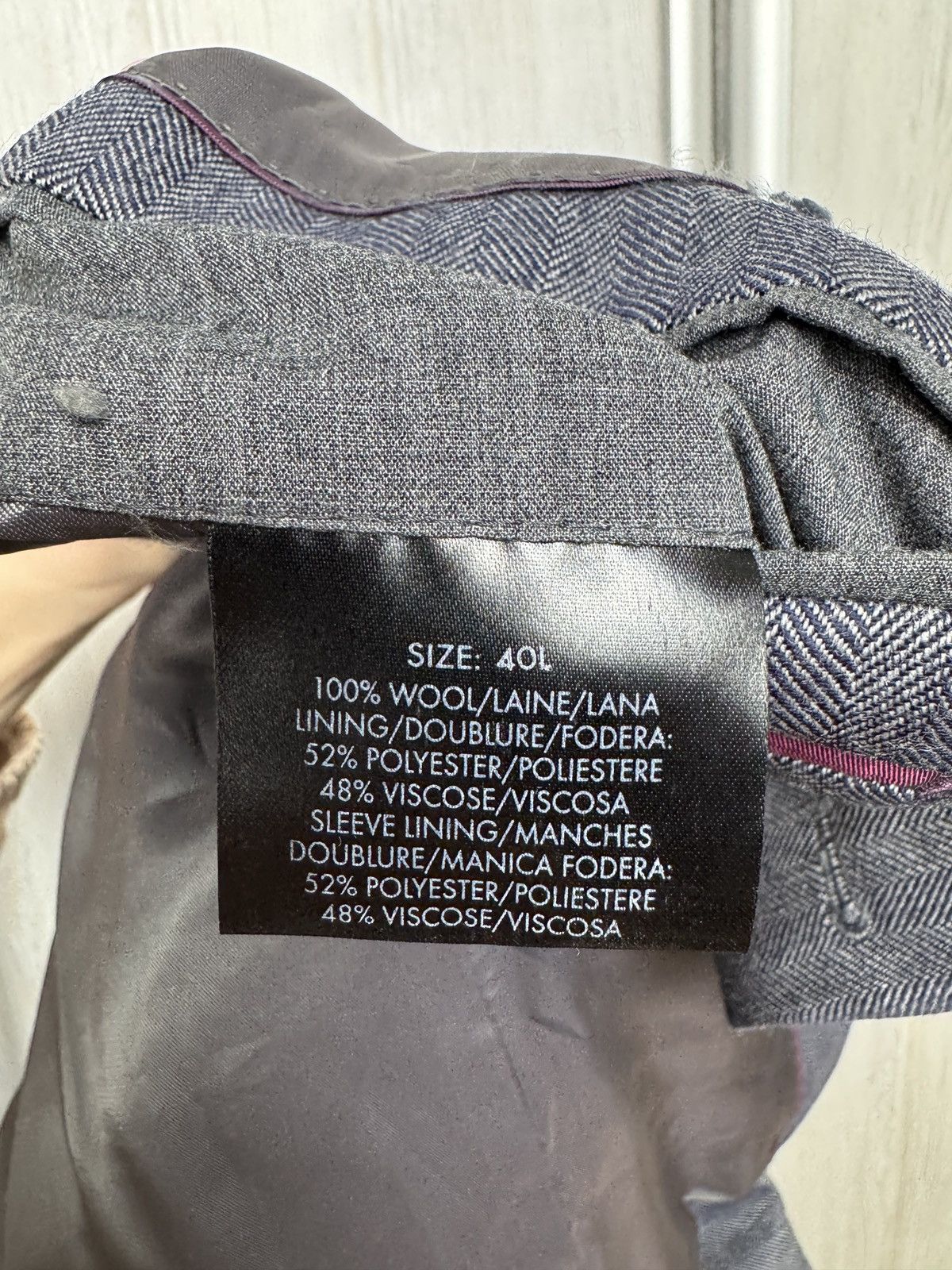 Chester Barrie Chester by Chester Barrie Saville Row herringbone blazer Size 40L - 14 Thumbnail