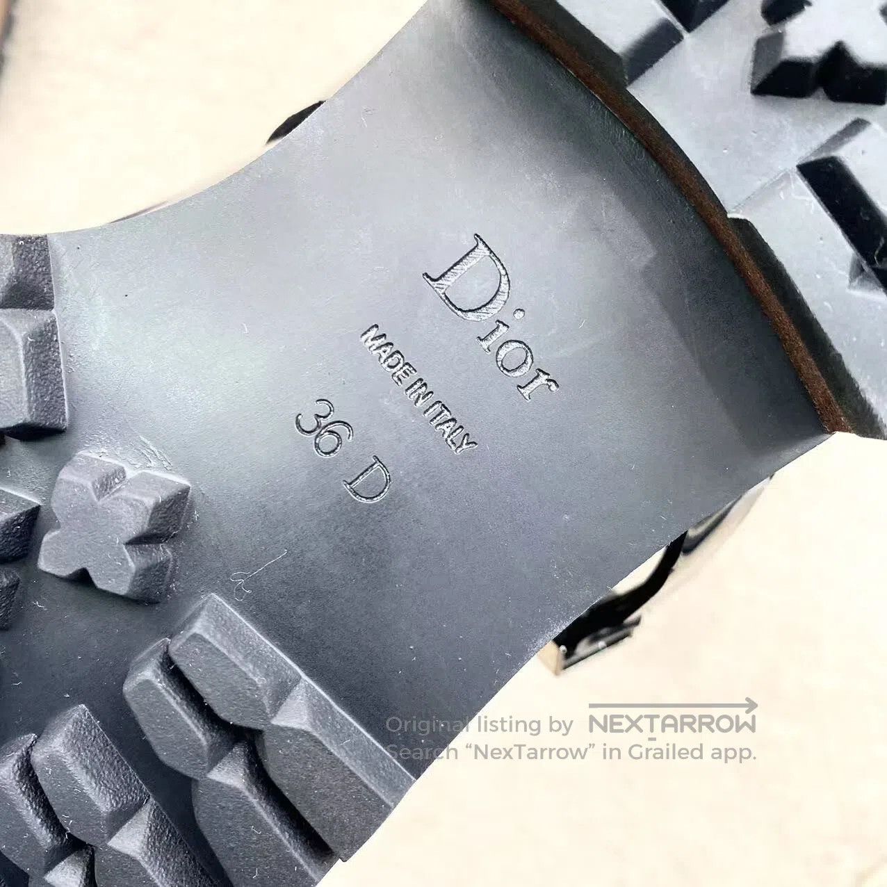 Dior Dior Black leather boots adorned with patent leather boots Size US 5.5 / IT 35.5 - 7 Thumbnail