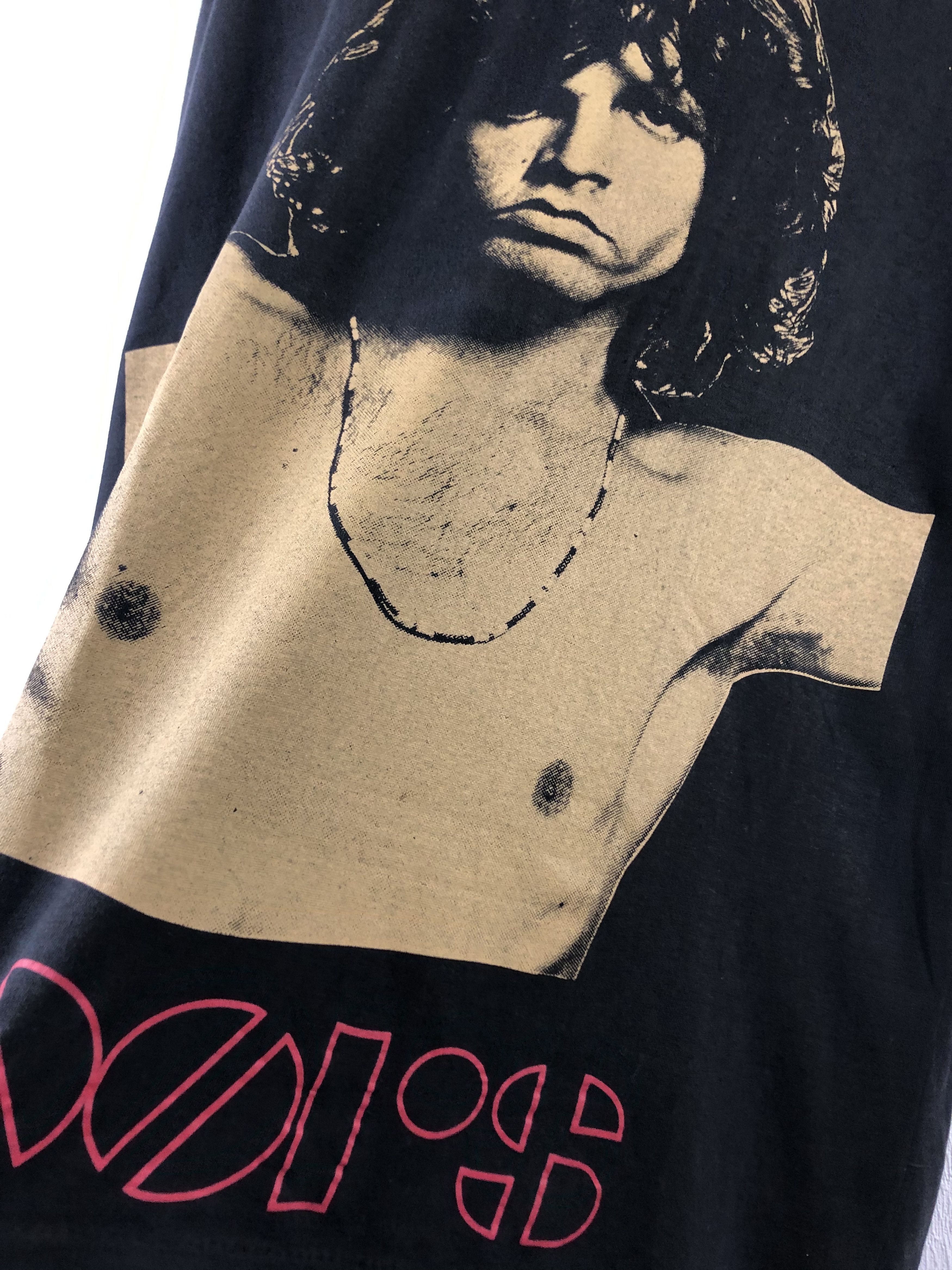 Band Tees Vintage 90's The Doors Jim Morrison Band Shirt Big Logo Tee Size US M / EU 48-50 / 2 - 7 Thumbnail