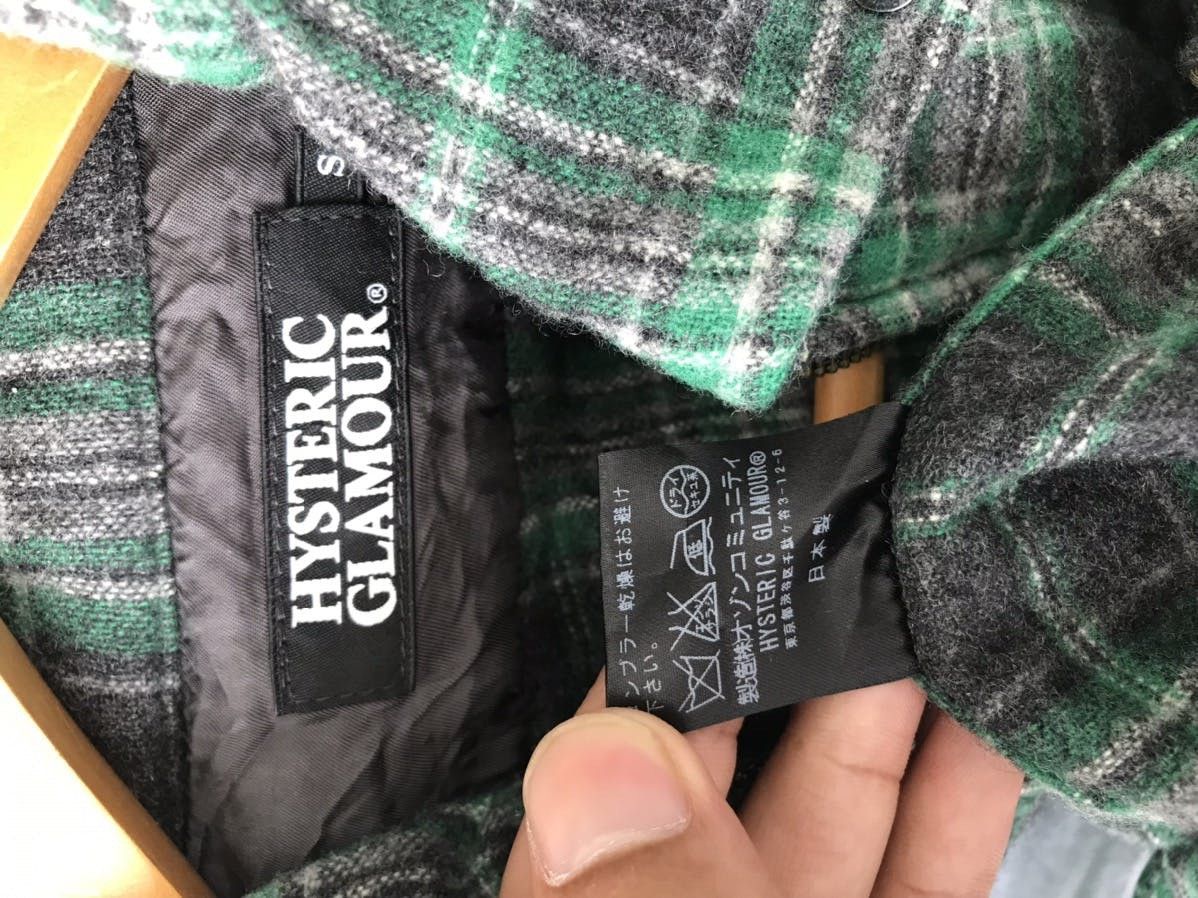 Hysteric Glamour Hysteric Glamour Wool Plaid Zipper Jacket Size US S / EU 44-46 / 1 - 13 Thumbnail