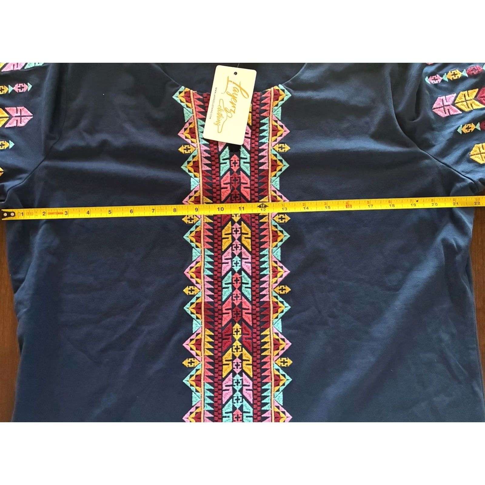Vintage VINTAGE Aztec Shirt Men’s Large Layerz Clothing New With Tags Size US L / EU 52-54 / 3 - 8 Thumbnail