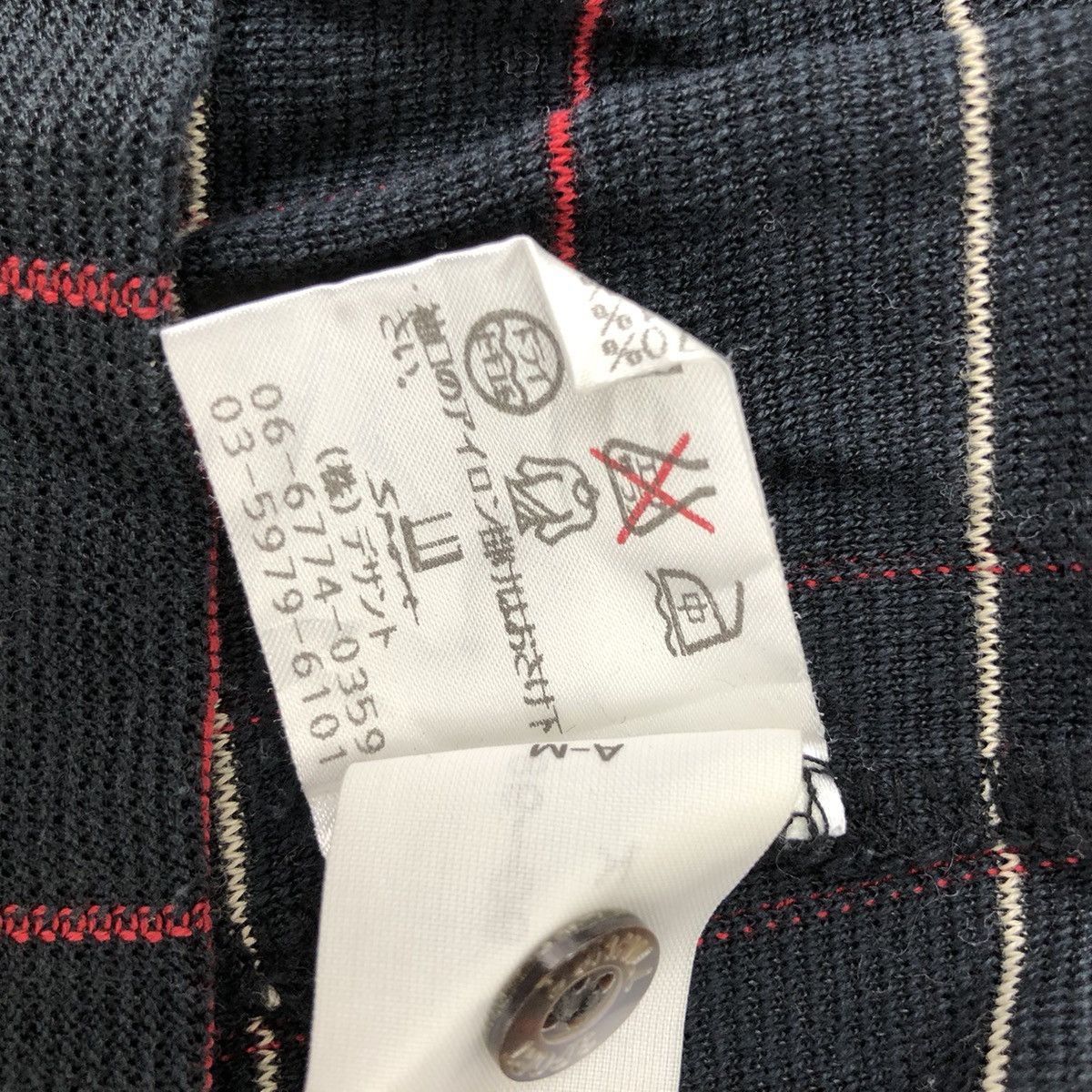 Alfred Dunhill × Vintage Vintage 90s DUNHILL SPORT Polos Checkered Size US M / EU 48-50 / 2 - 6 Thumbnail