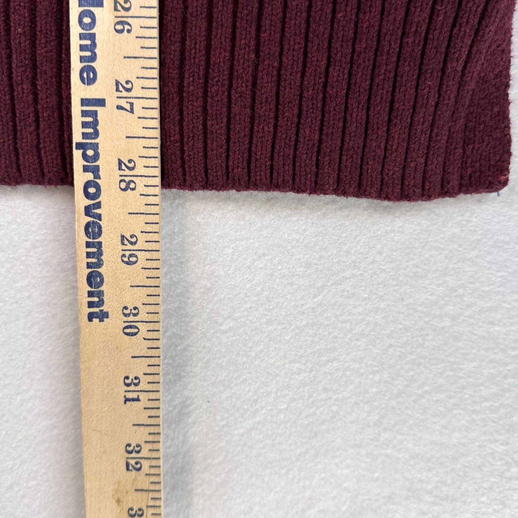 Old Navy Old Navy Sweater Womens Large Burgundy Textured Pullover Raglan Sleeve Knit Top Size L / US 10 / IT 46 - 8 Thumbnail