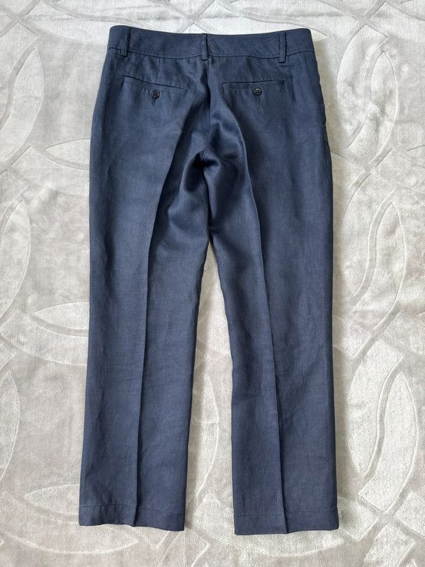 Aspesi Aspesi suit trousers pants 100% Linen navy size 44 Size 30" / US 8 / IT 44 - 2 Thumbnail