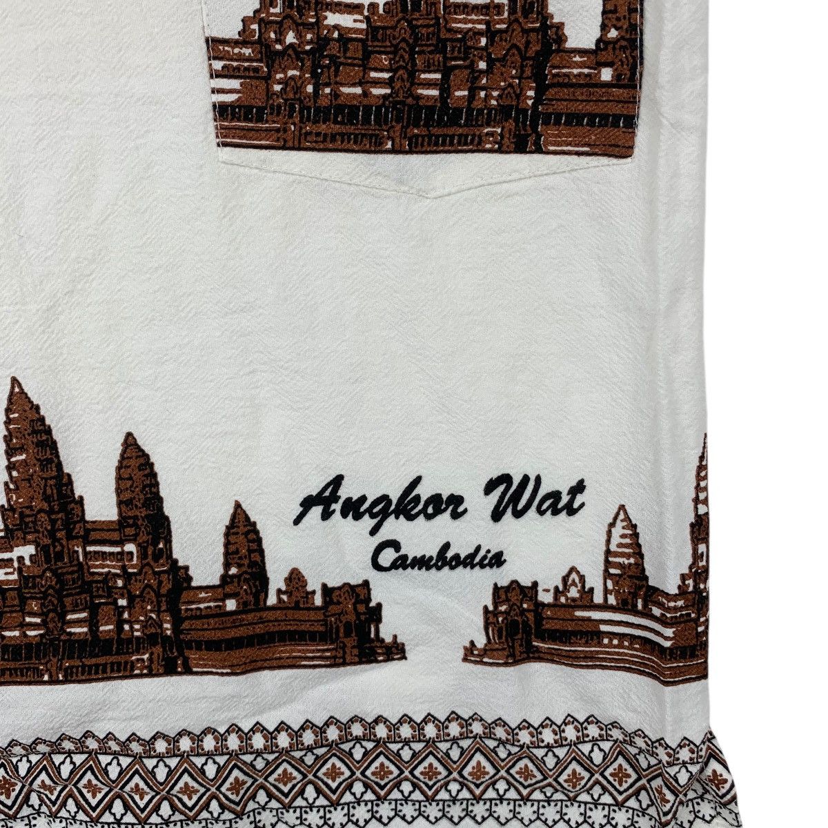 Vintage Vintage ANGKOR WAT CAMBODIA Traditional Temple Tee Shirt Size S / US 4 / IT 40 - 5 Thumbnail