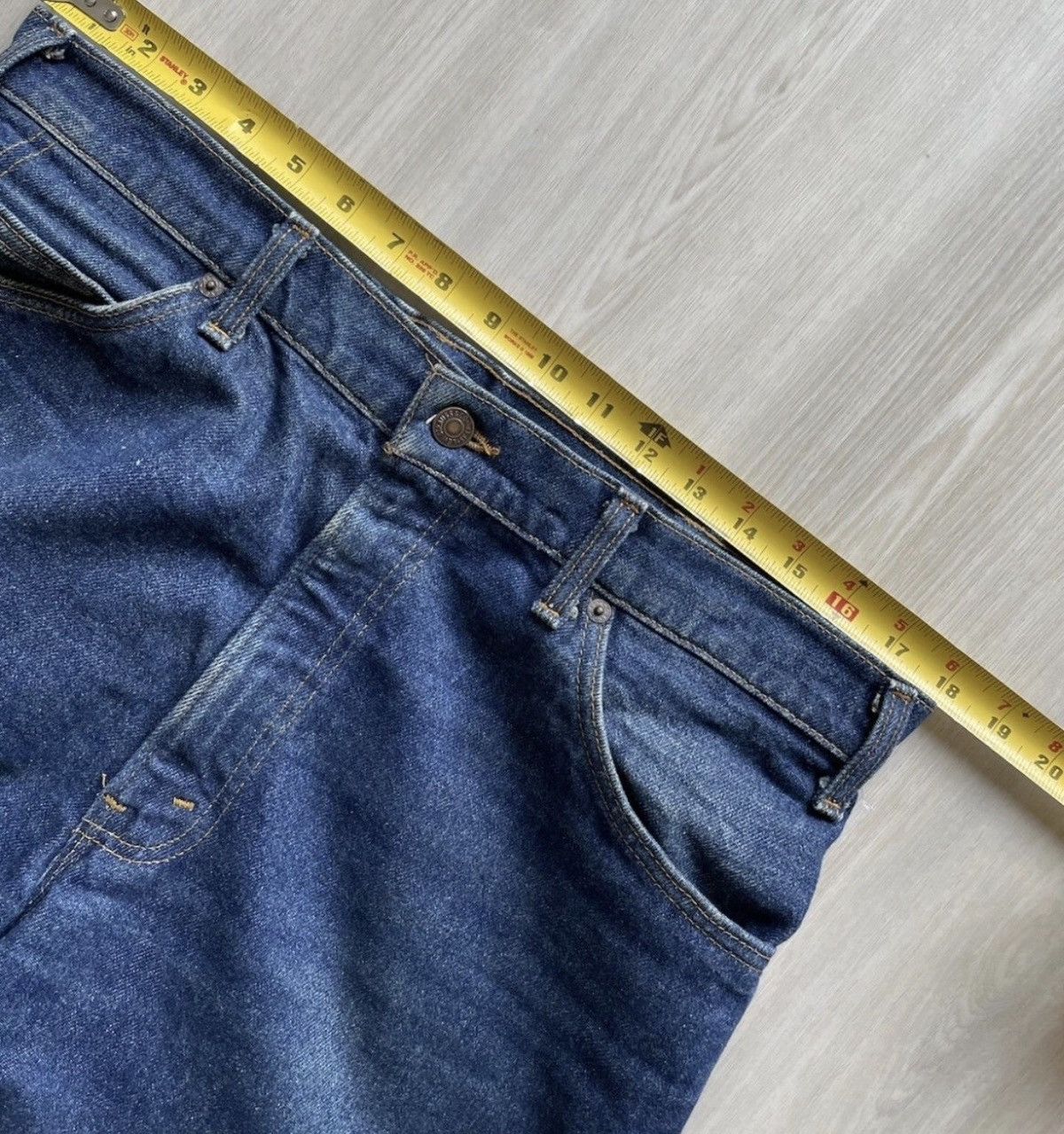 Levi's Vintage 80s 540 Levis Leather Tab Jeans Sz 36x34 Made In USA Size US 35 - 9 Thumbnail