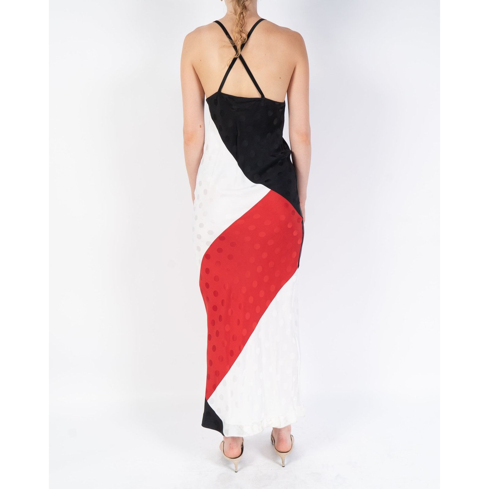 Haider Ackermann FW19 Multicolor Polkadot Silk Dress Sample Size S / US 4 / IT 40 - 5 Thumbnail