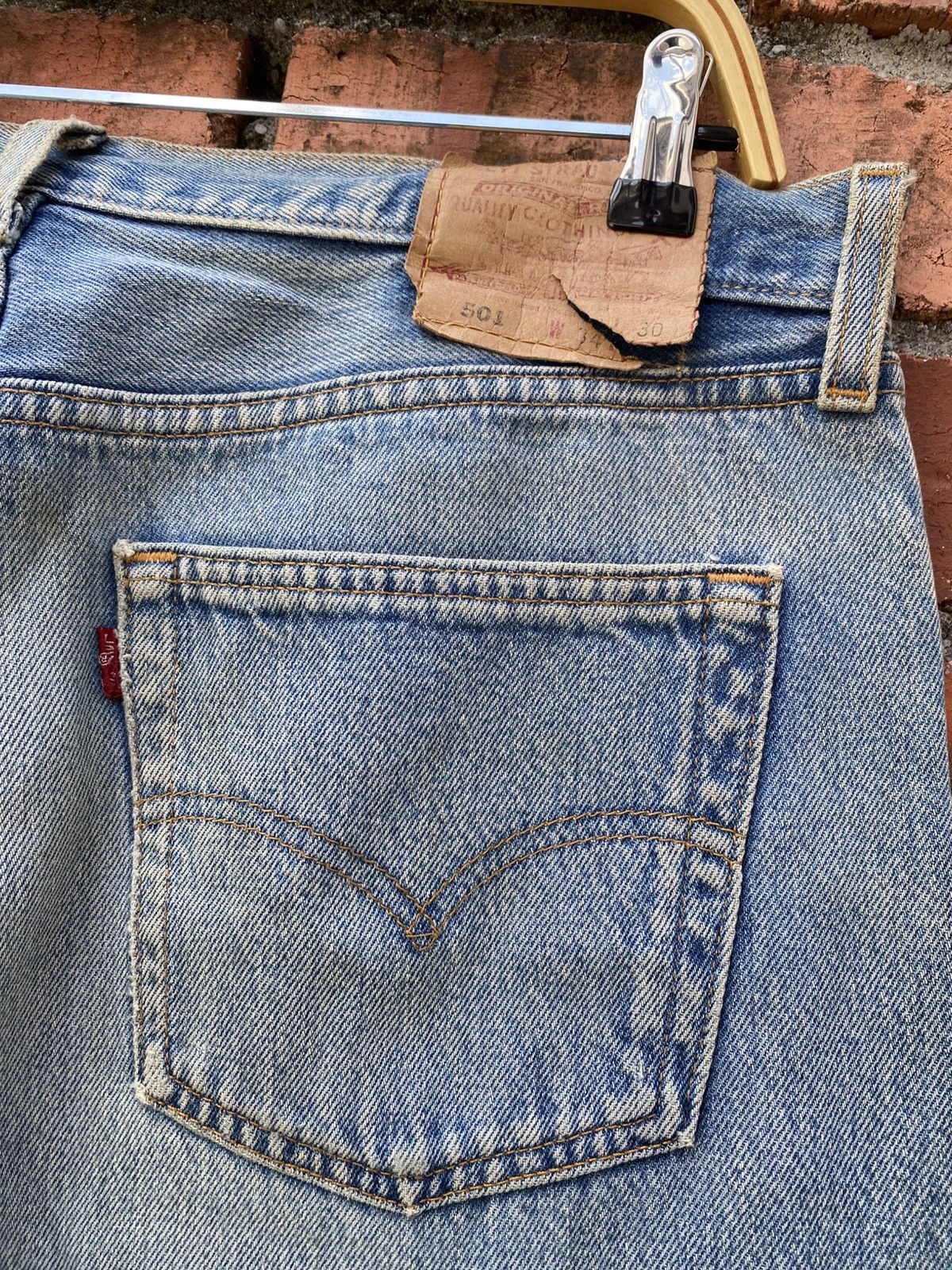 Levi's Vintage Clothing W34x30 vintage levi's 501 made in USA faded Size US 34 / EU 50 - 3 Thumbnail
